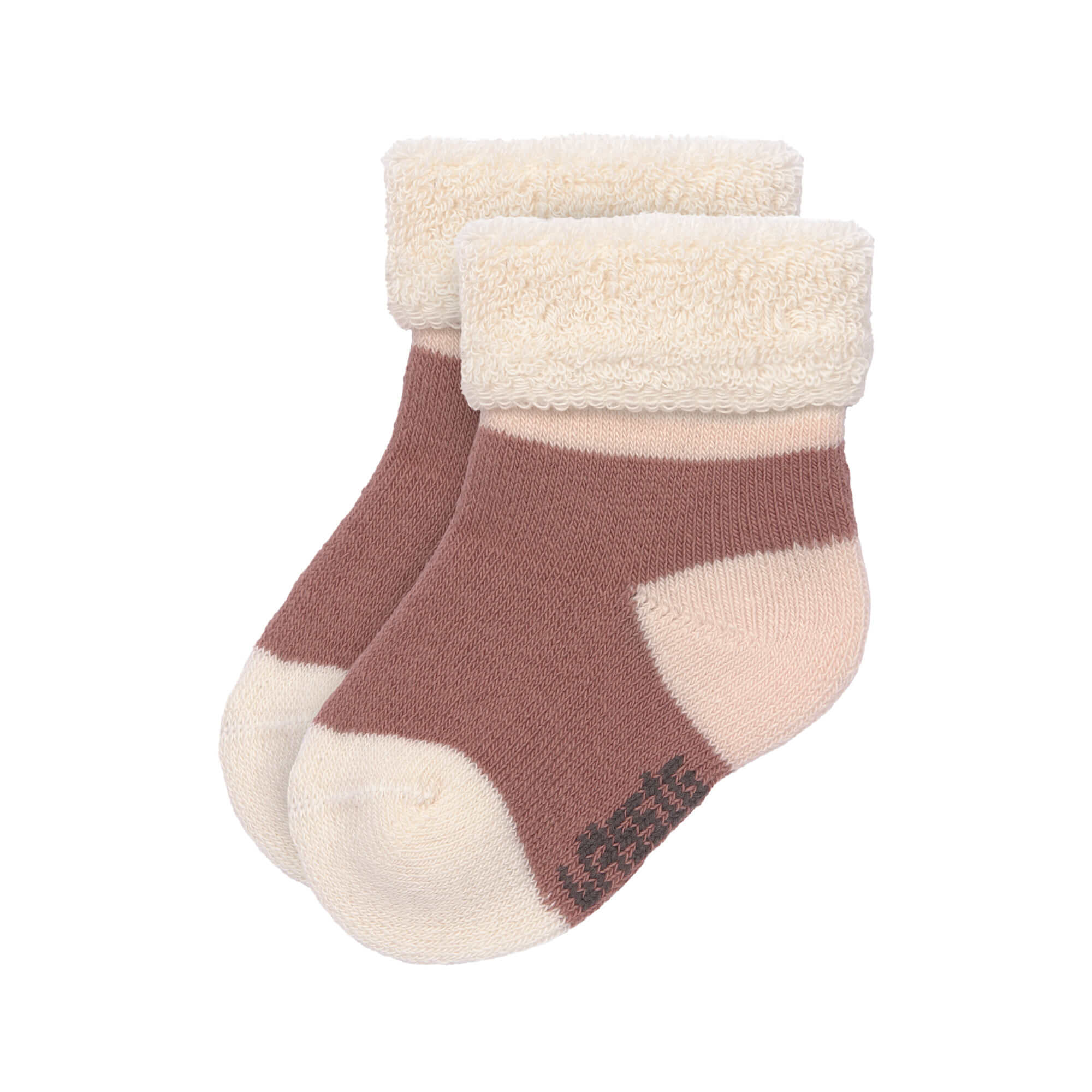 Lässig Newborn Socks GOTS 3pcs assort offwh/pow pink/rust - 5