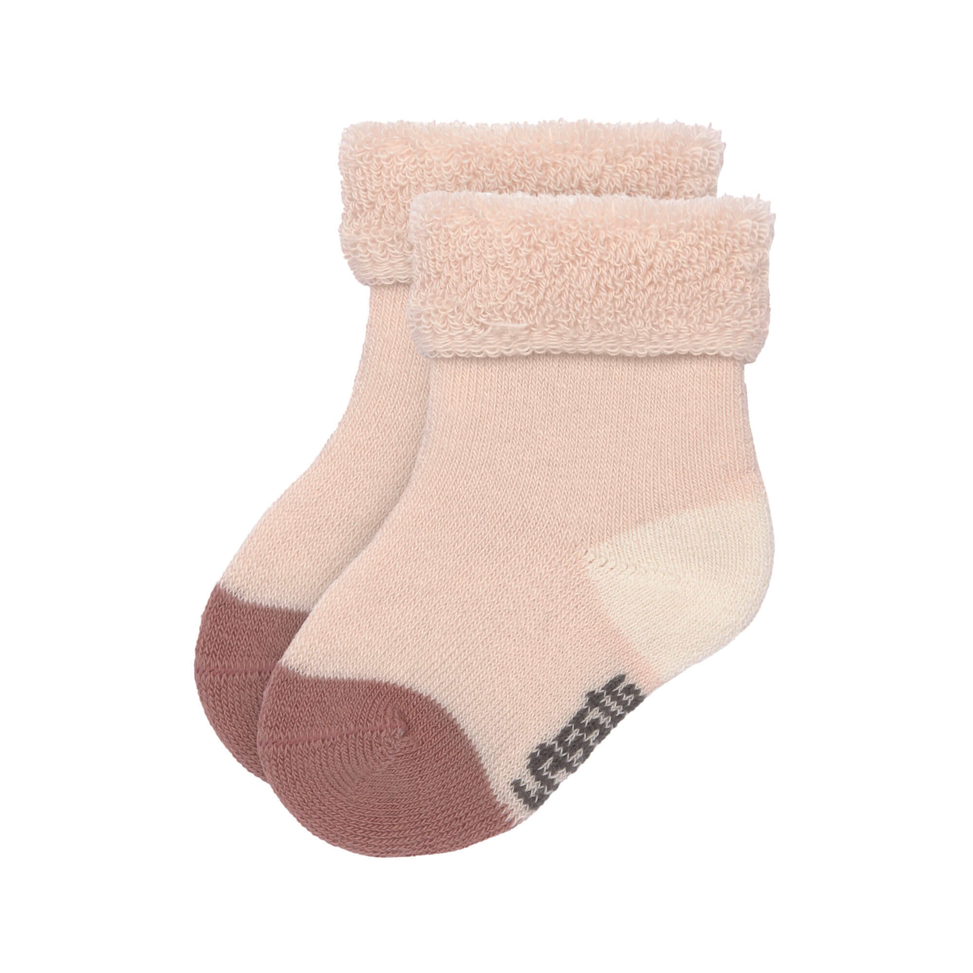 Lässig Newborn Socks GOTS 3pcs assort offwh/pow pink/rust - 4