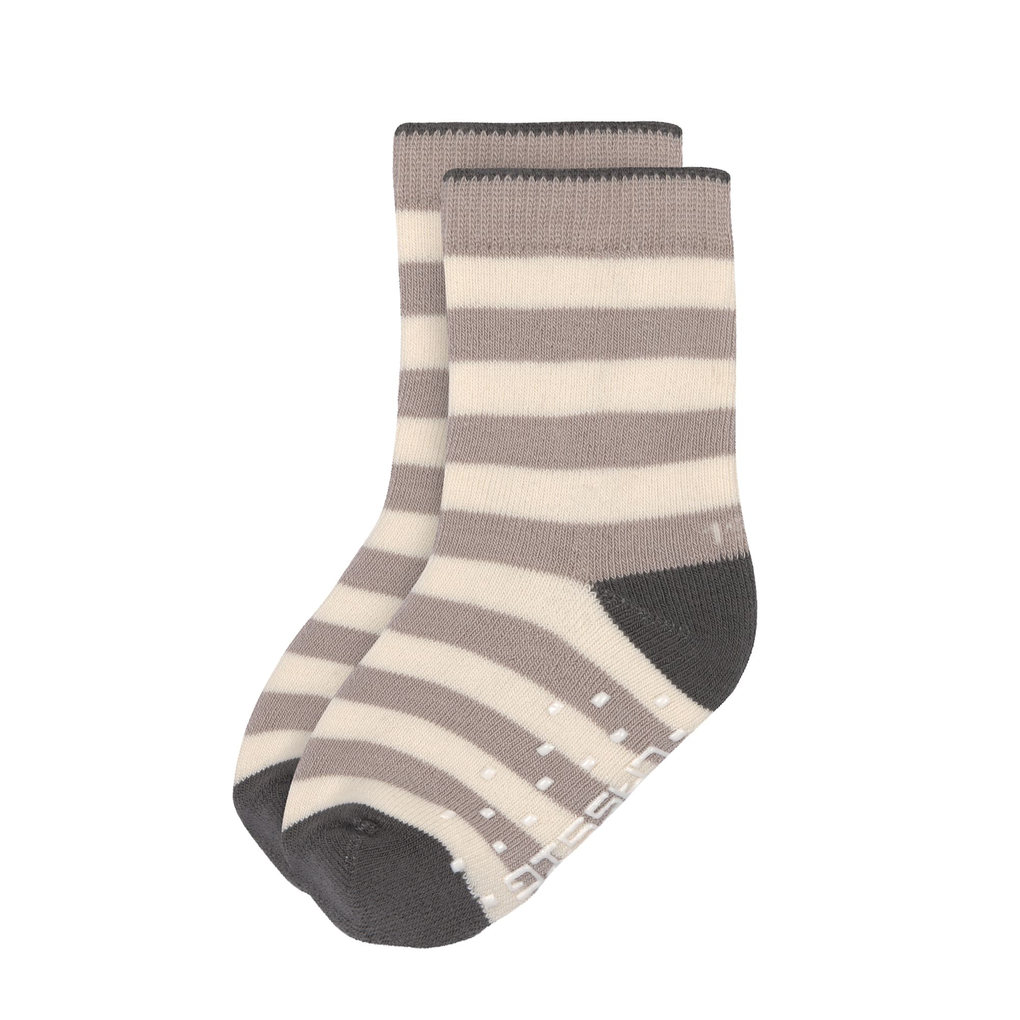 Lässig Anti-slip Socks GOTS 2pcs assorted anthracite/taupe - 3