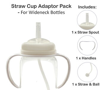 Cherub Baby Straw Cup Adaptor Pack (Wideneck)