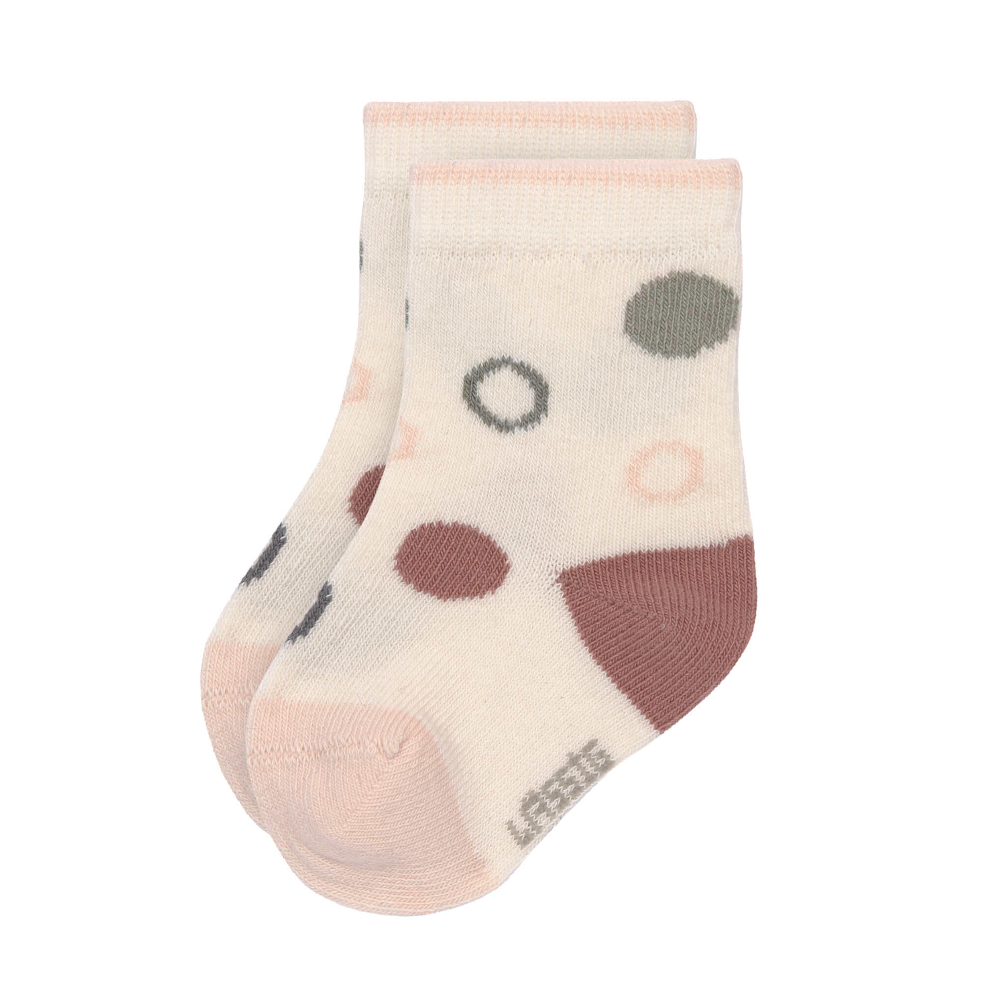 Lässig Socks GOTS 3 pcs assorted offwh/pow pink/rust - 2