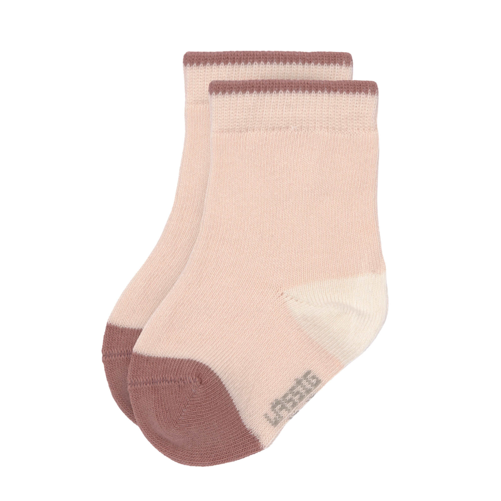 Lässig Socks GOTS 3 pcs assorted offwh/pow pink/rust - 3