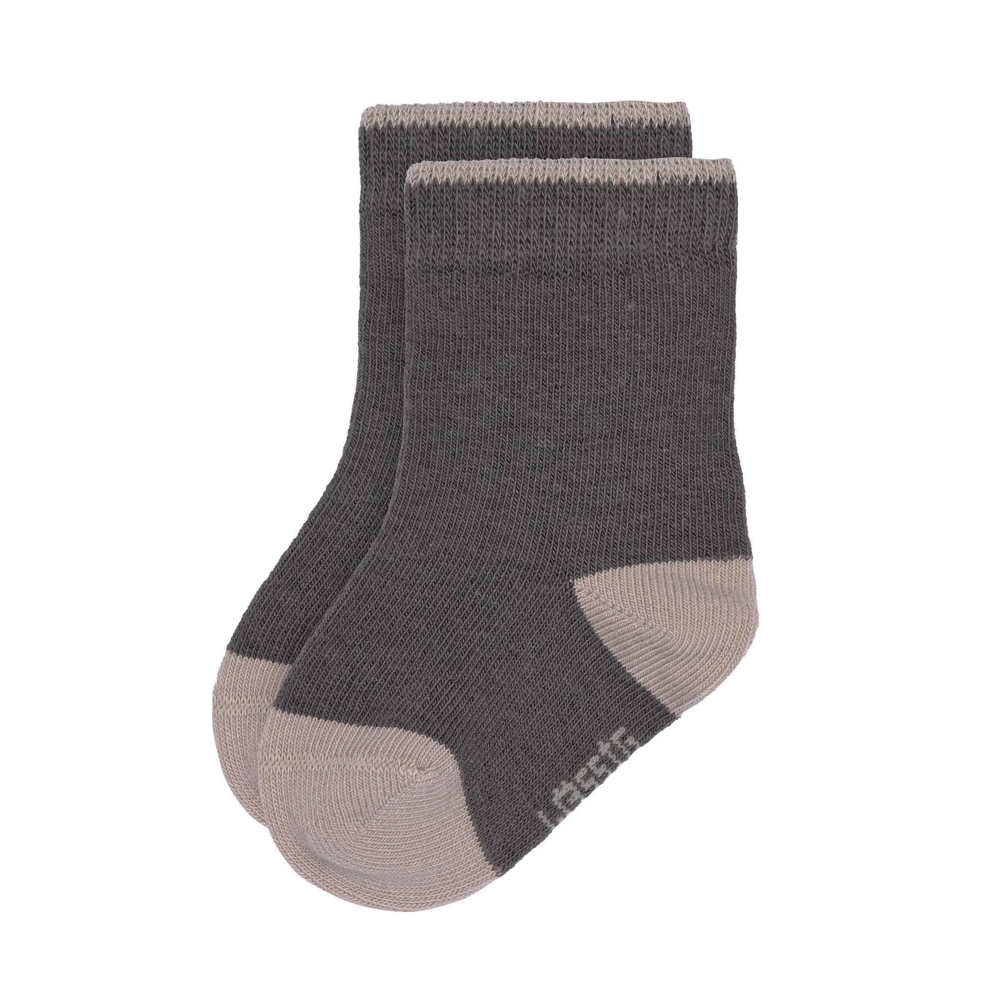 Lässig Socks GOTS 3 pcs assorted anthracite/taupe - 5