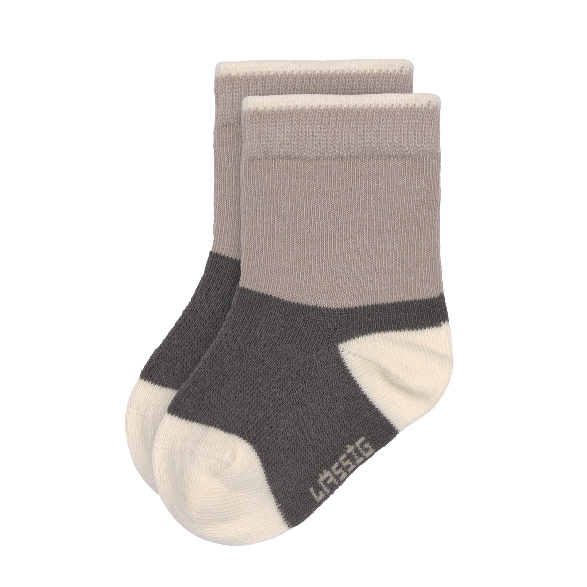 Lässig Socks GOTS 3 pcs assorted anthracite/taupe - 2