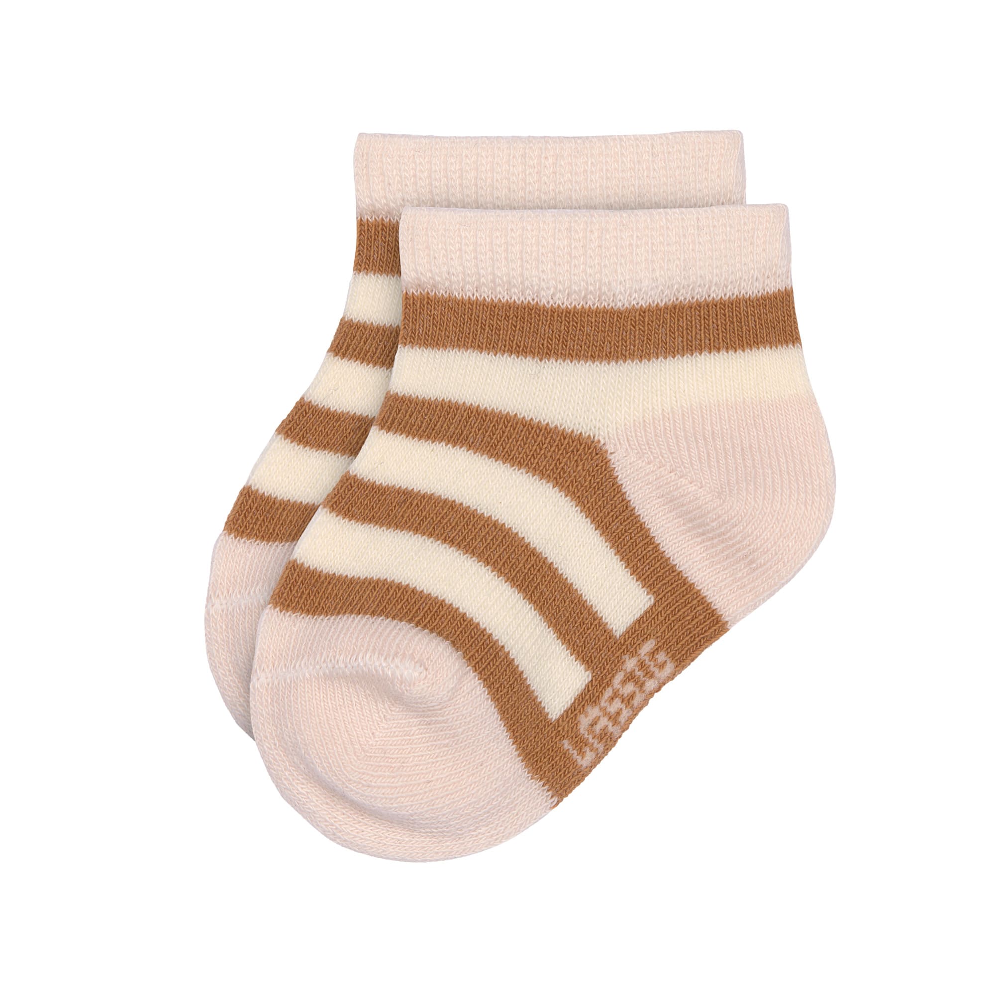 Lässig Sneaker Socks GOTS 3pcs ass. powder pink/caramel - 3
