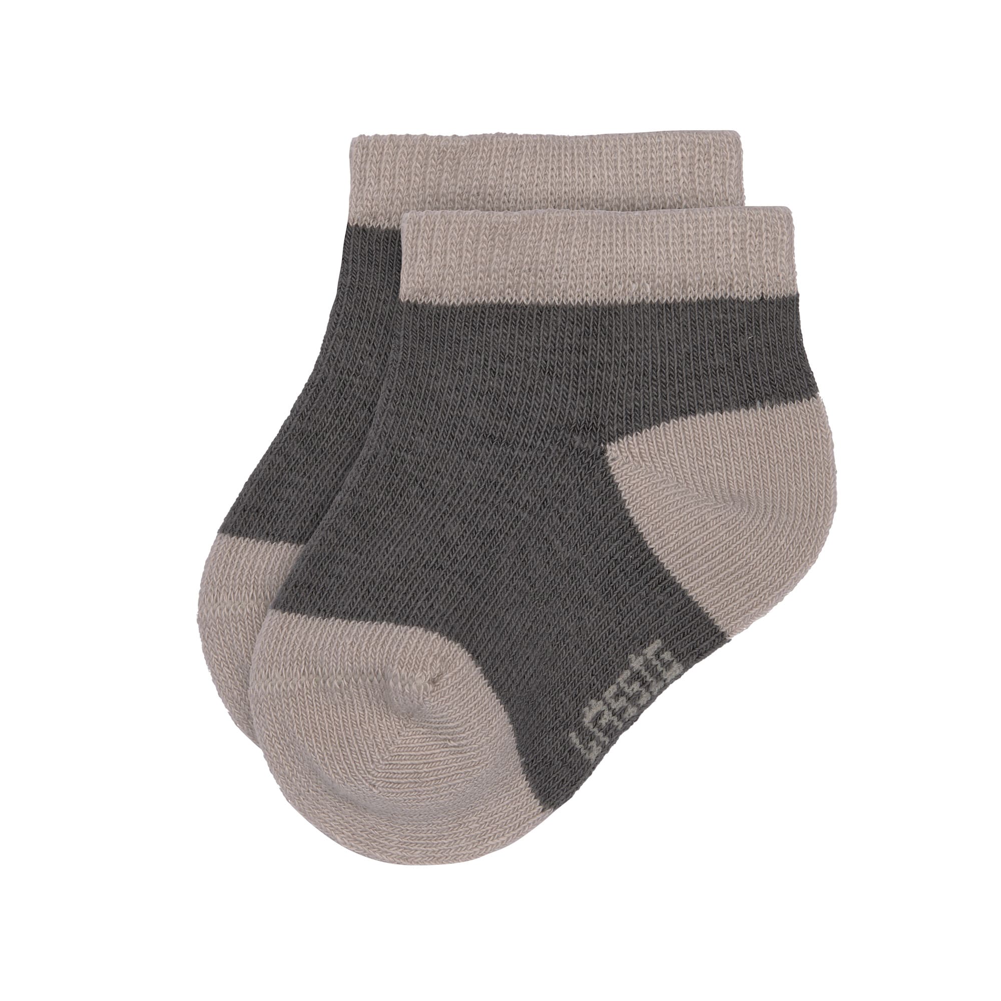 Lässig Sneaker Socks GOTS 3pcs ass. anthracite/taupe - 4