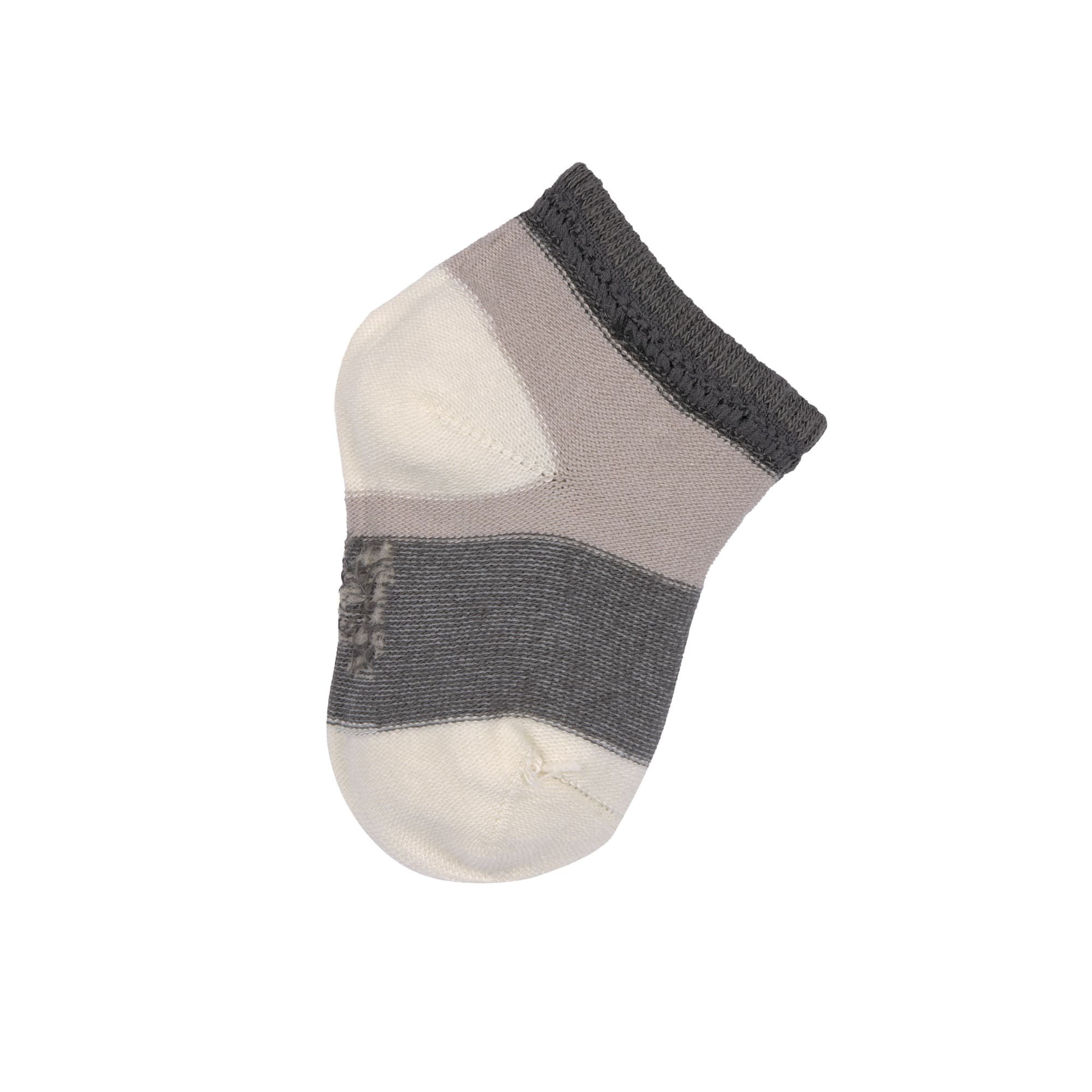 Lässig Sneaker Socks GOTS 3pcs ass. anthracite/taupe - 5