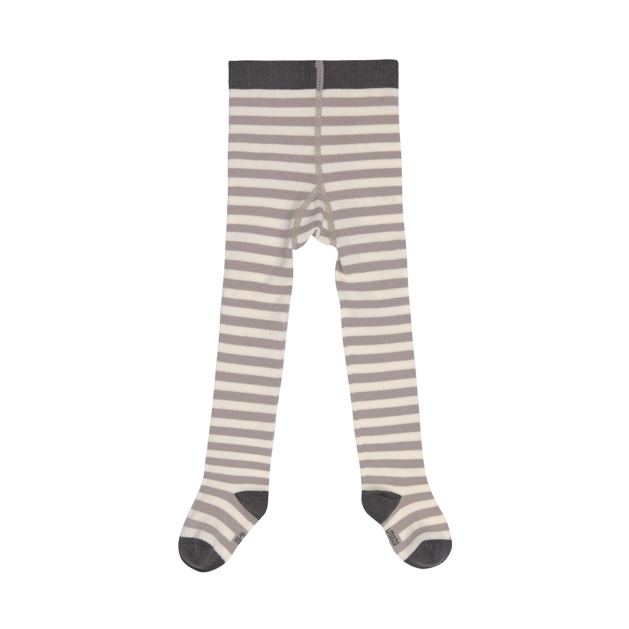 Lässig Tights GOTS Stripes taupe/milky - 2