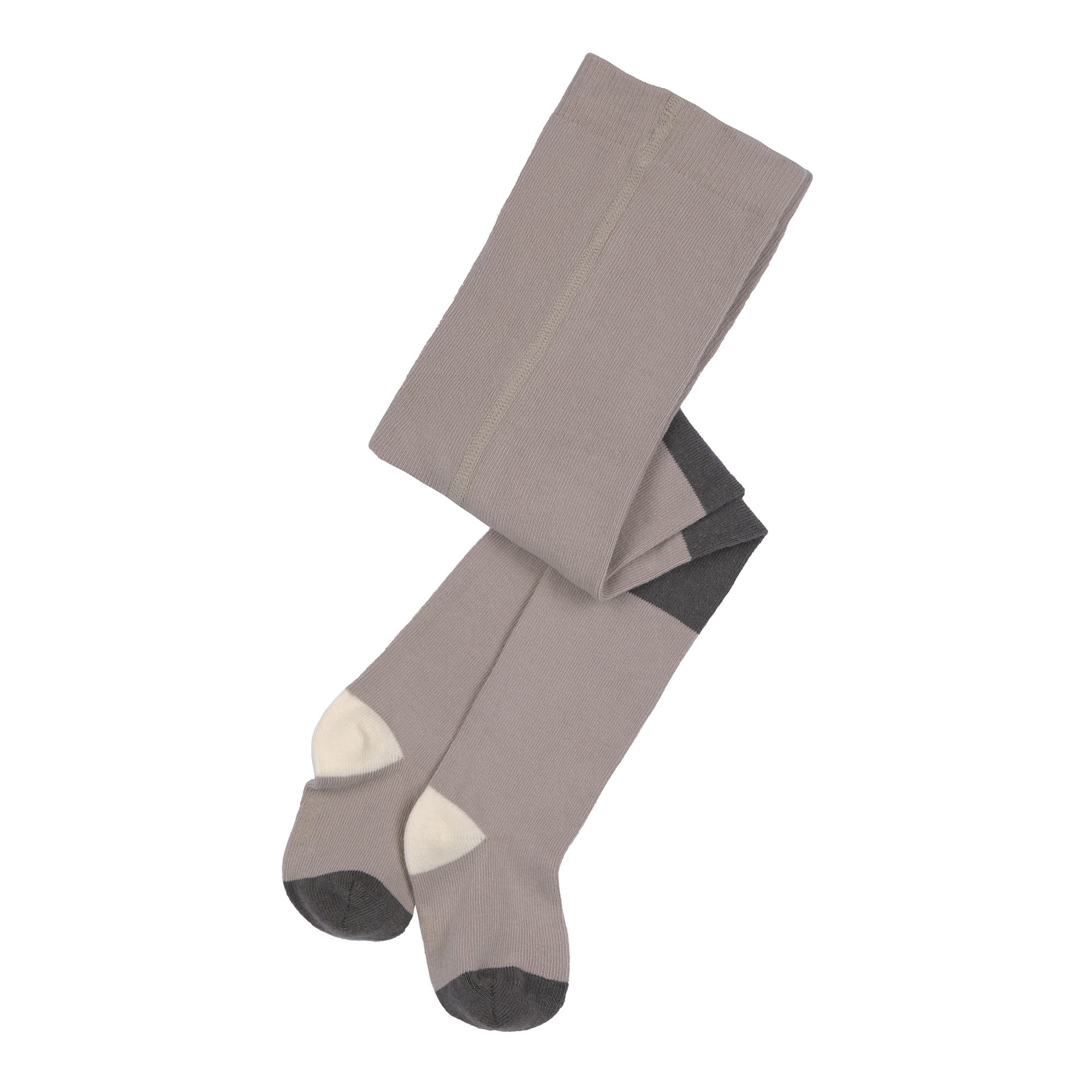 Lässig Tights GOTS Block Stripe taupe/anthracite
