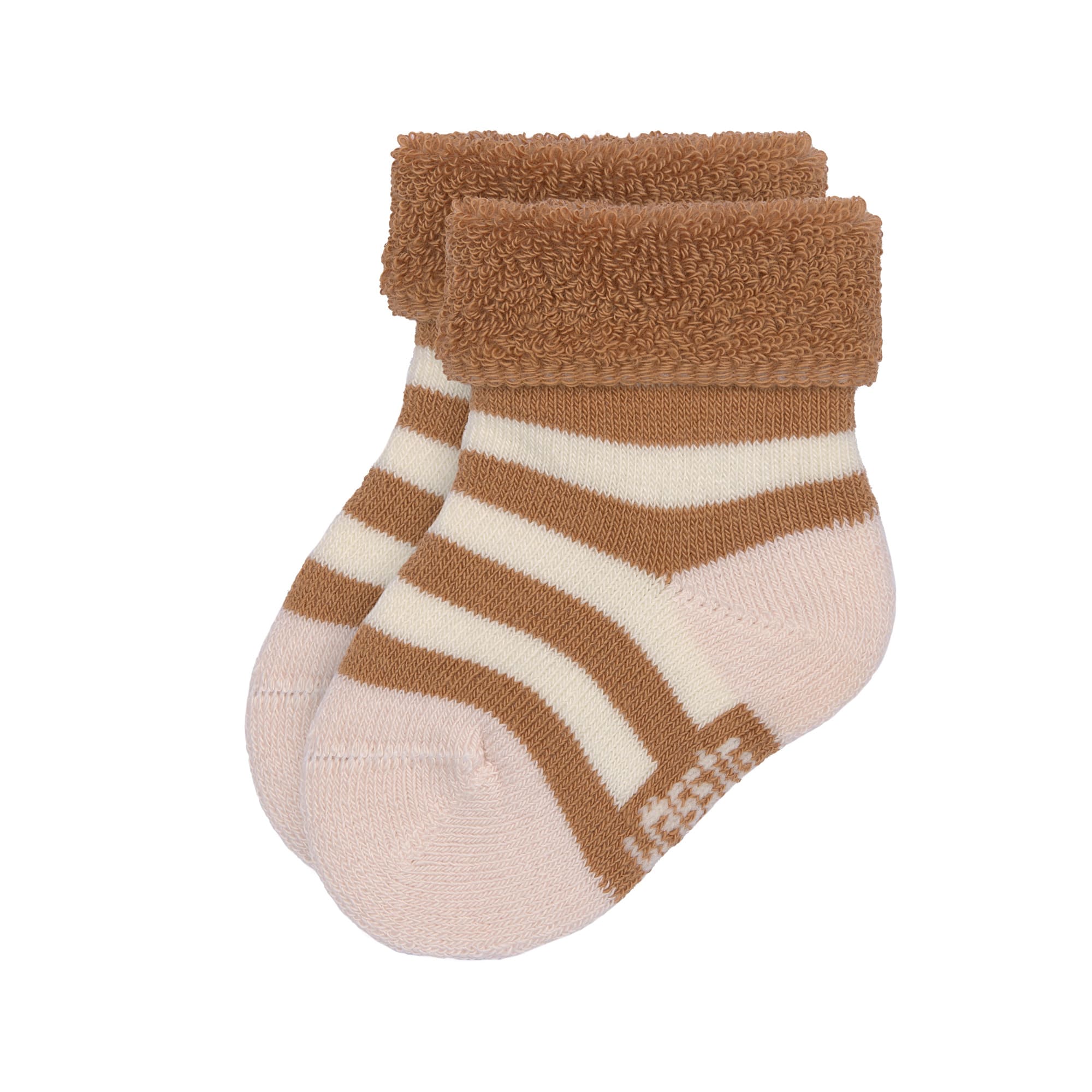 Lässig Terry Socks GOTS 3 pcs assorted powderpink/caramel - 3