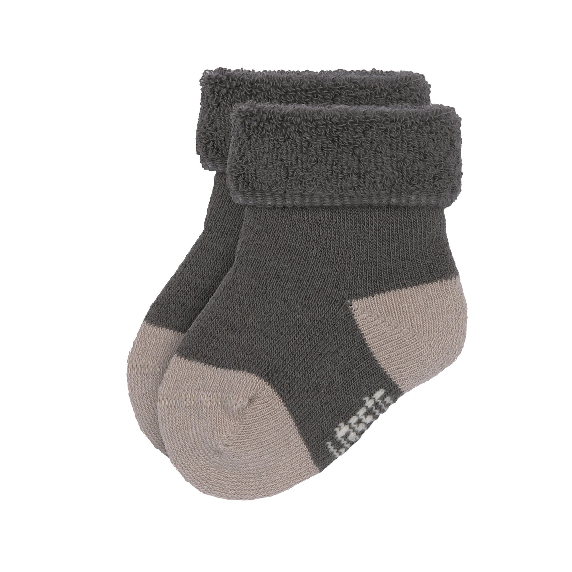Lässig Terry Socks GOTS 3 pcs assorted anthracite/taupe - 5