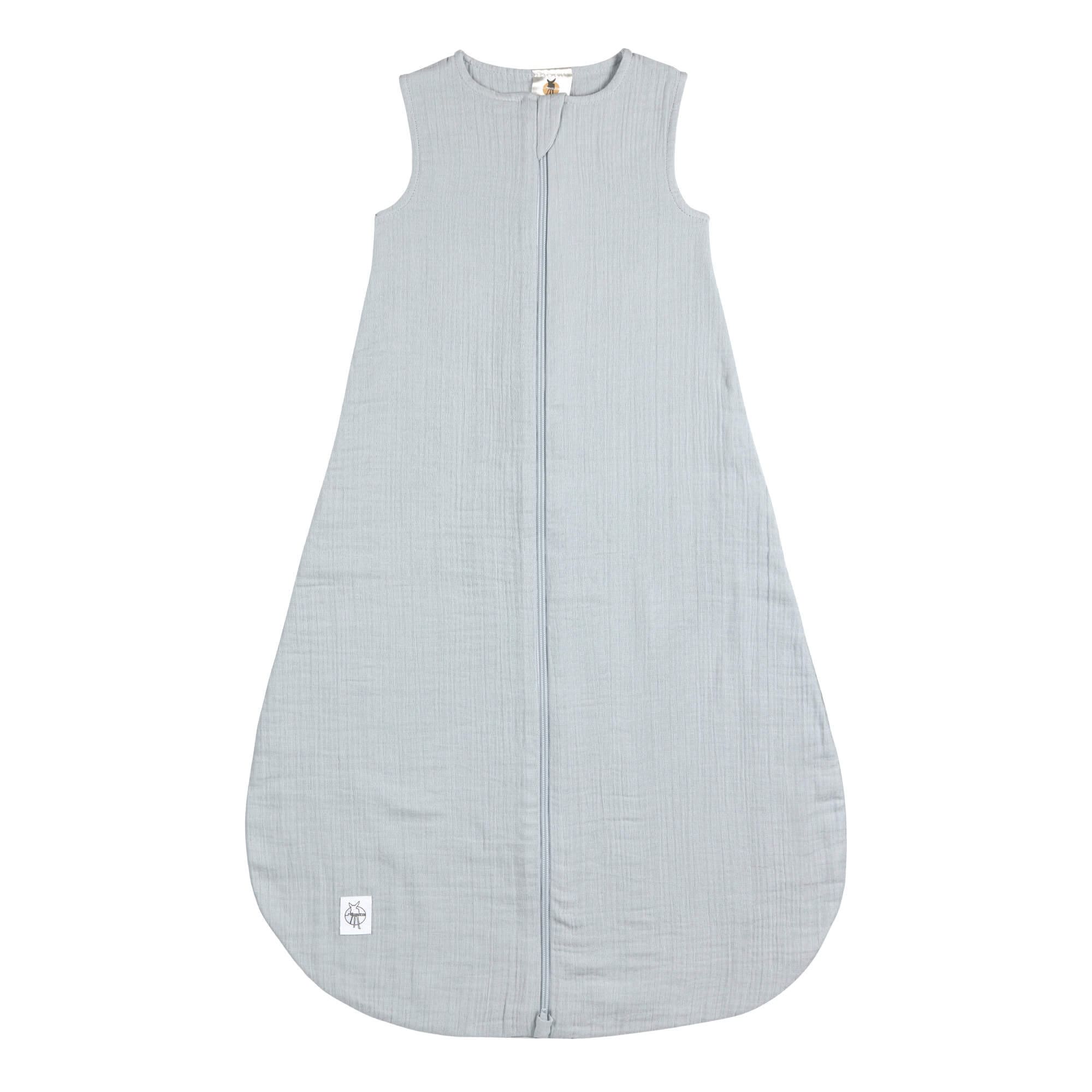 Lässig Muslin Baby Sleeping Bag GOTS powder blue