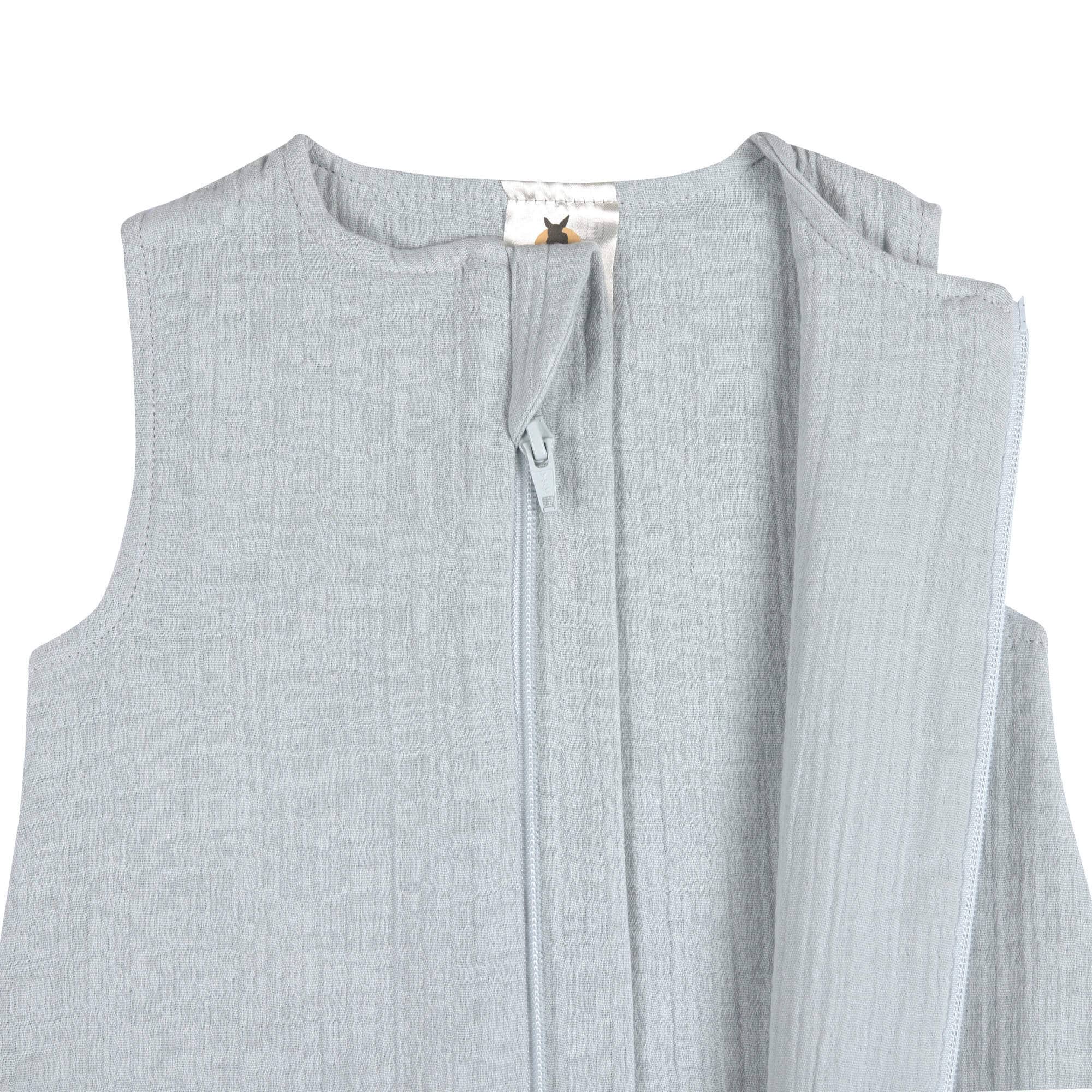 Lässig Muslin Baby Sleeping Bag GOTS powder blue - 3