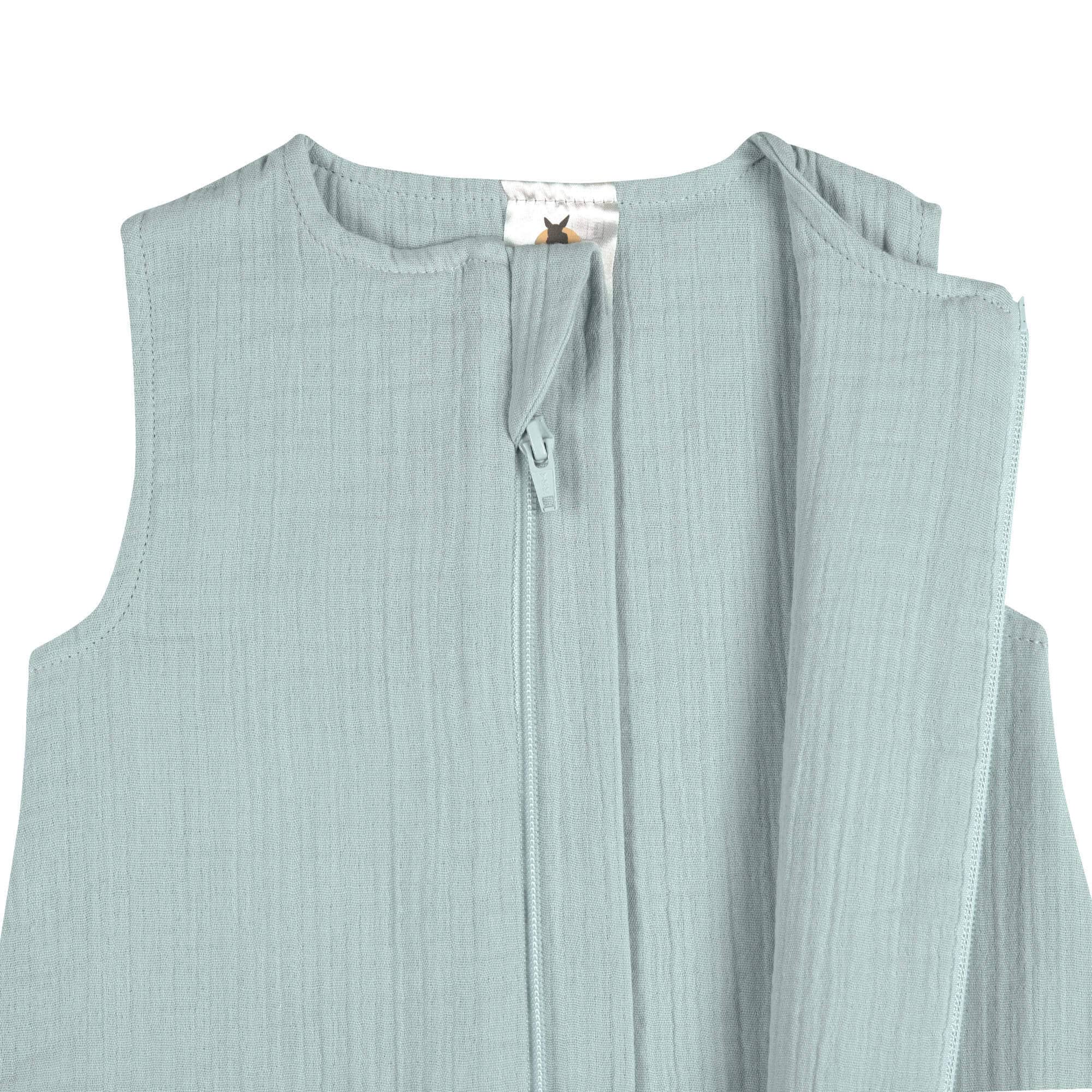 Lässig Muslin Baby Sleeping Bag GOTS silver grey - 3