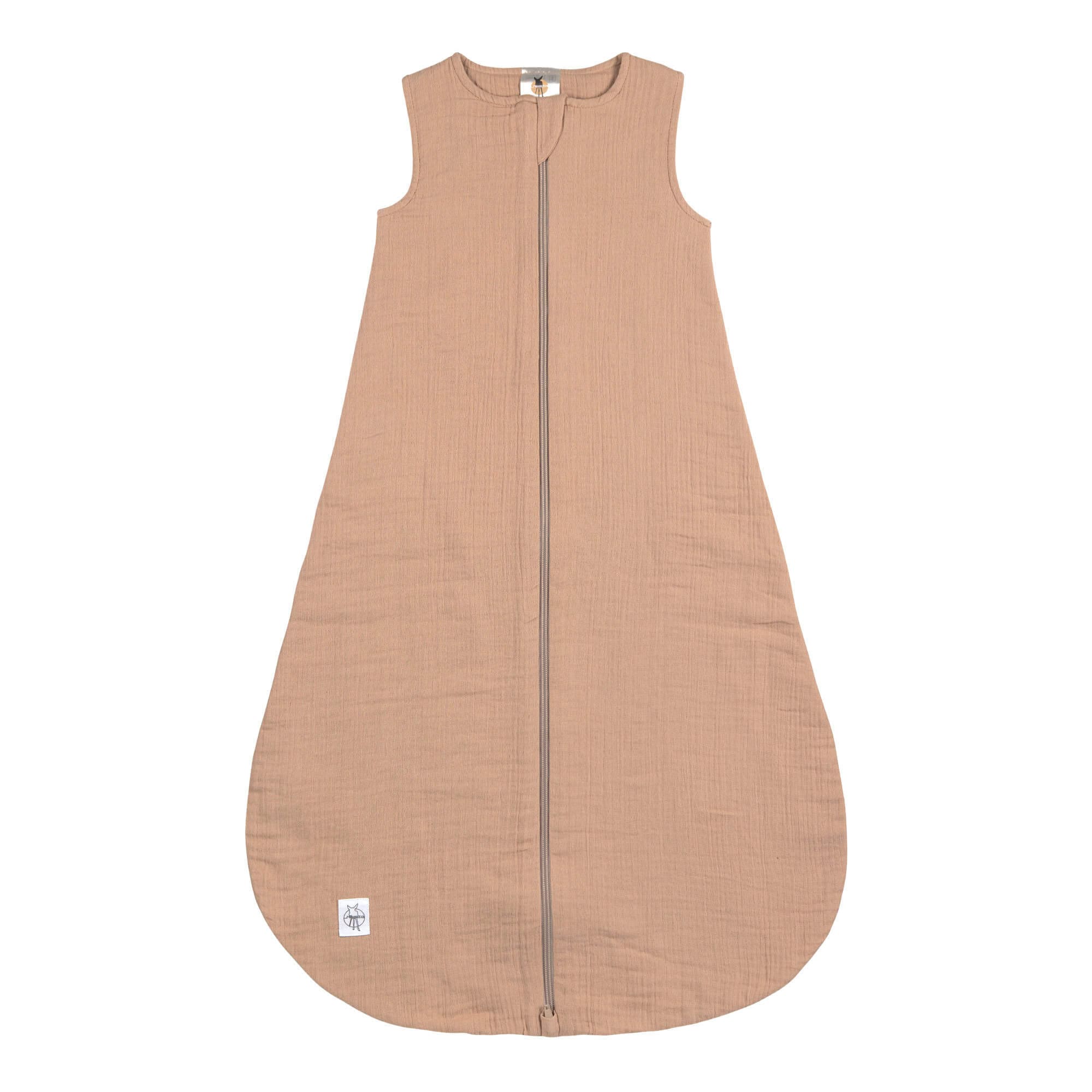 Lässig Muslin Baby Sleeping Bag GOTS maple