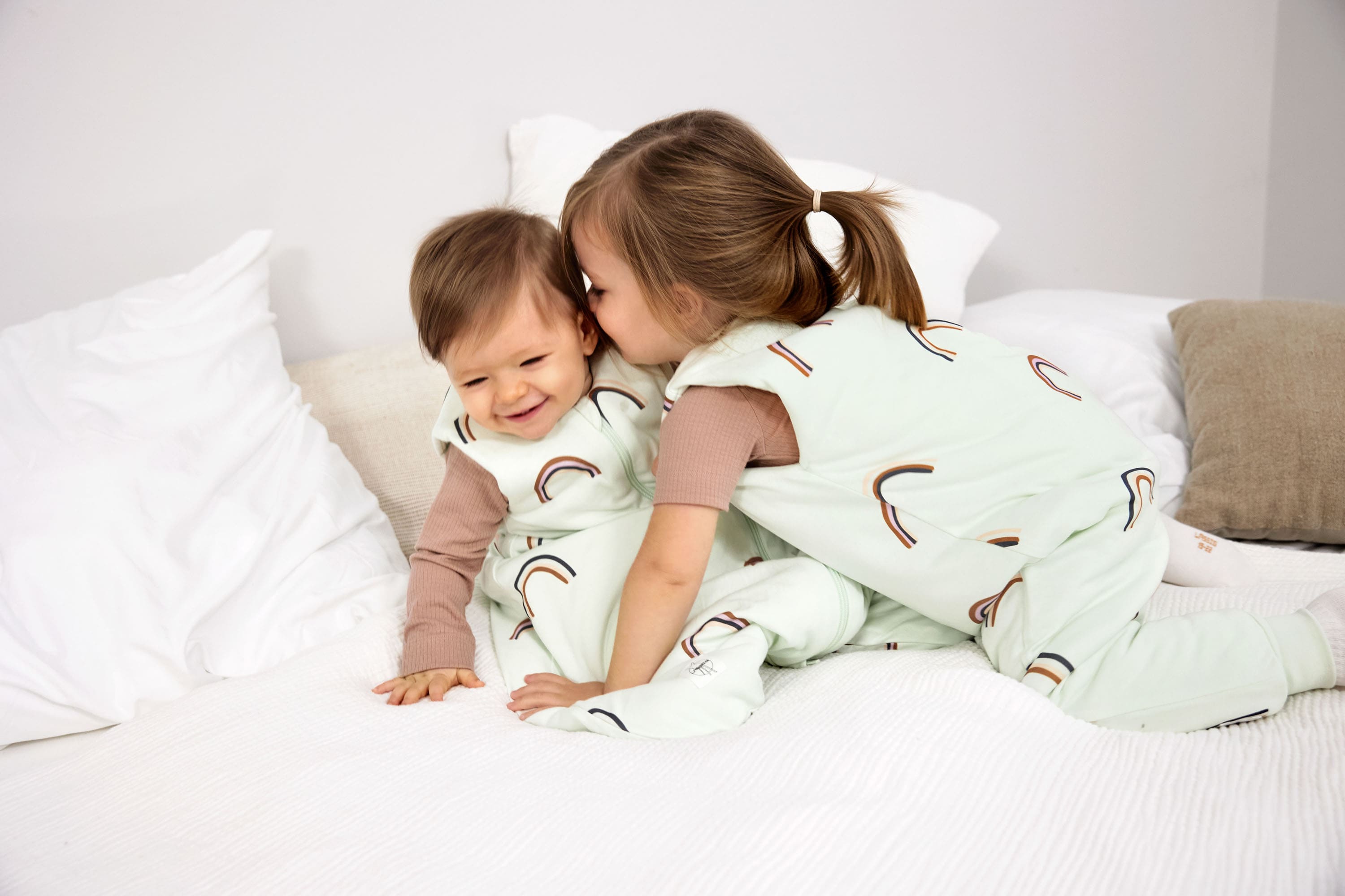 Lässig Sleeping Jumper Interlock Rainbow mint - 3