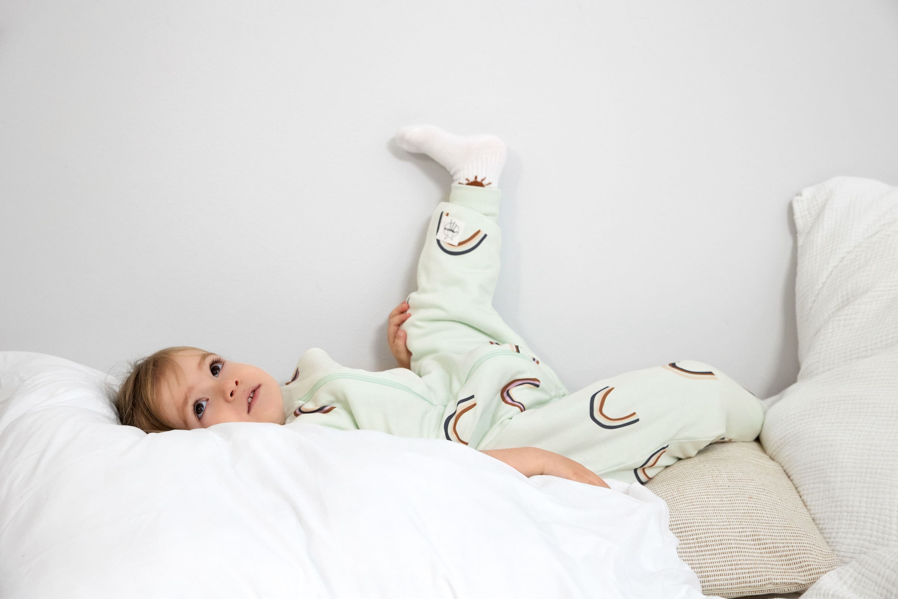 Lässig Sleeping Jumper Interlock Rainbow mint - 8