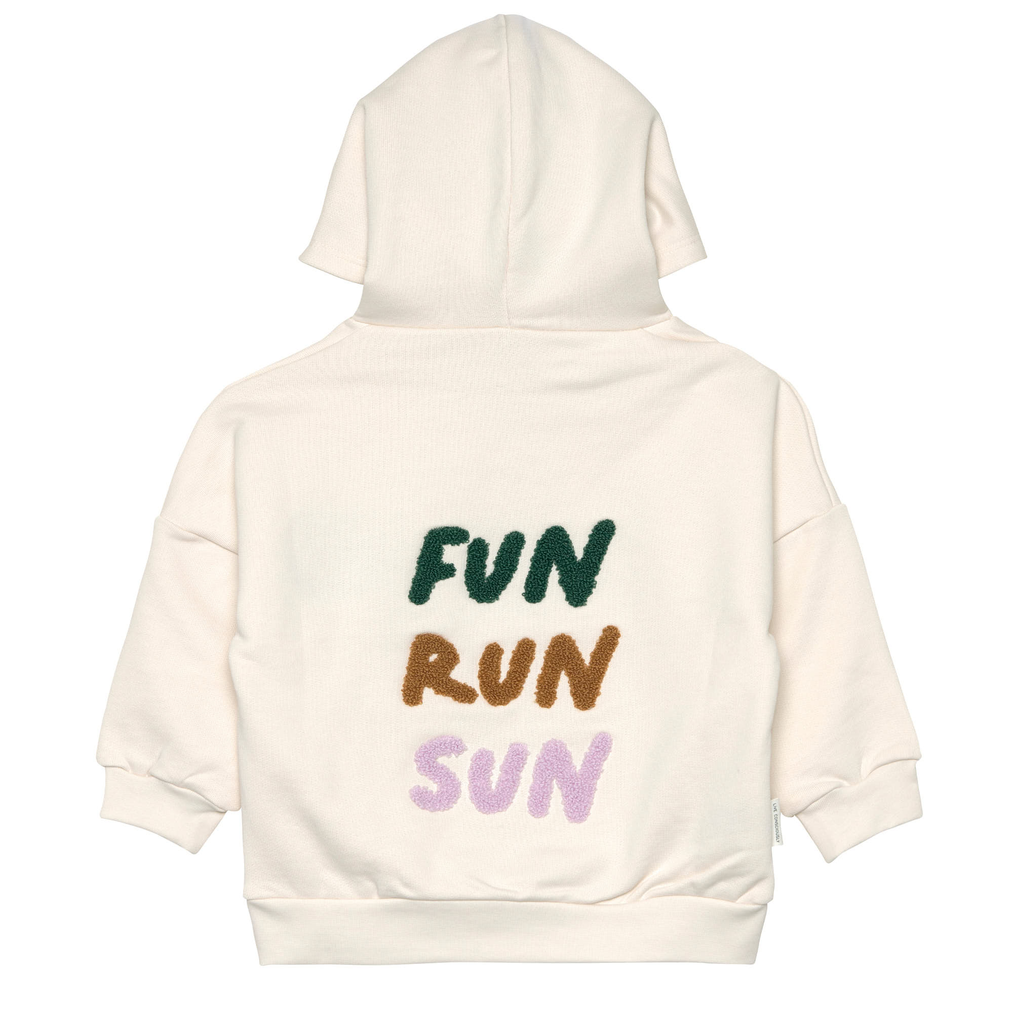 Lässig Kids Hoodie GOTS Little Gang Smile milky - 2