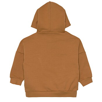 Lässig Kids Hoodie GOTS Little Gang Fun caramel