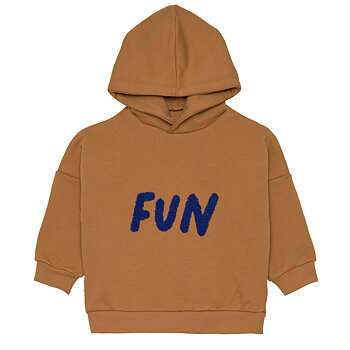 Lässig Kids Hoodie GOTS Little Gang Fun caramel