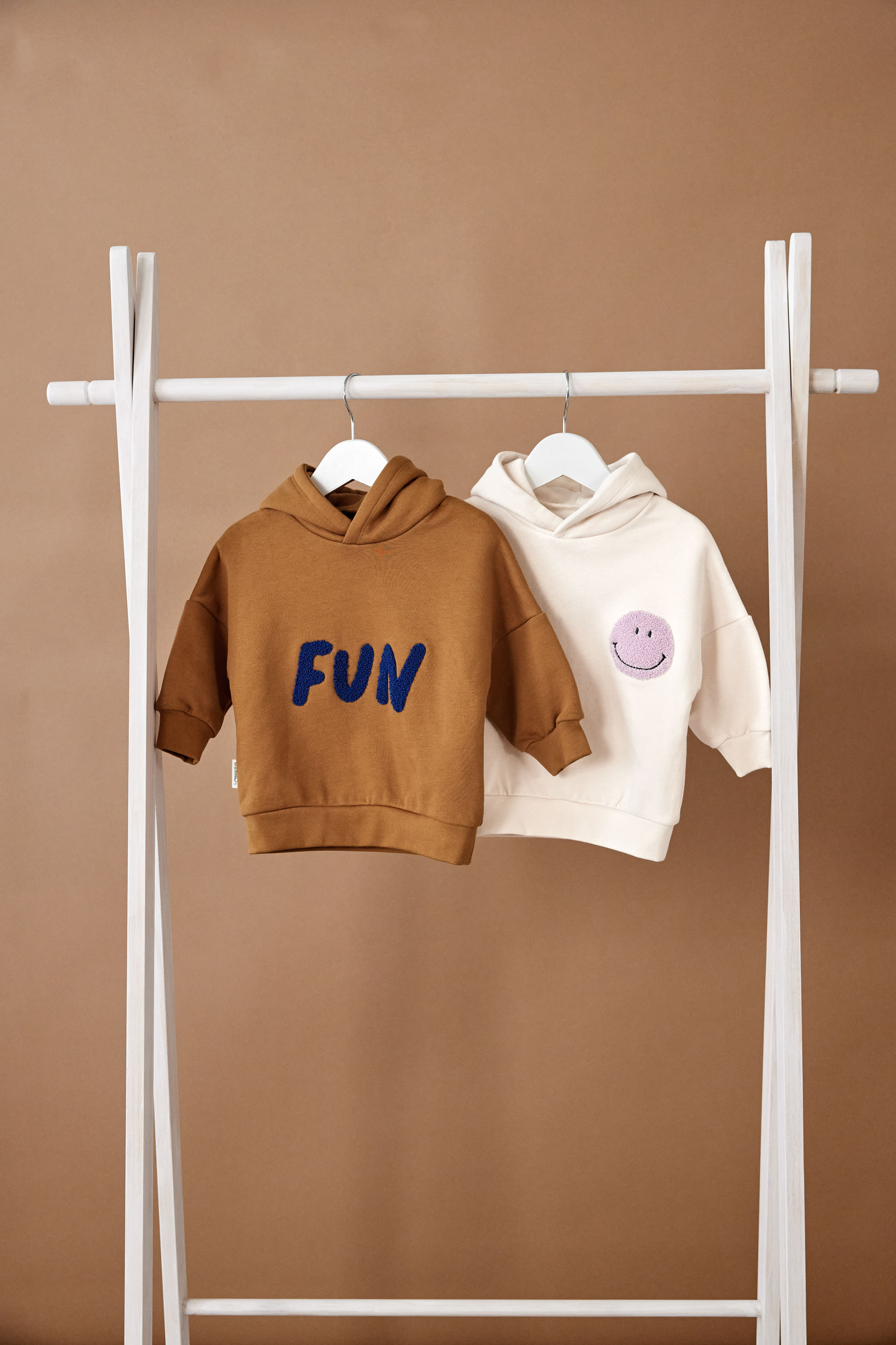 Lässig Kids Hoodie GOTS Little Gang Fun caramel - 8