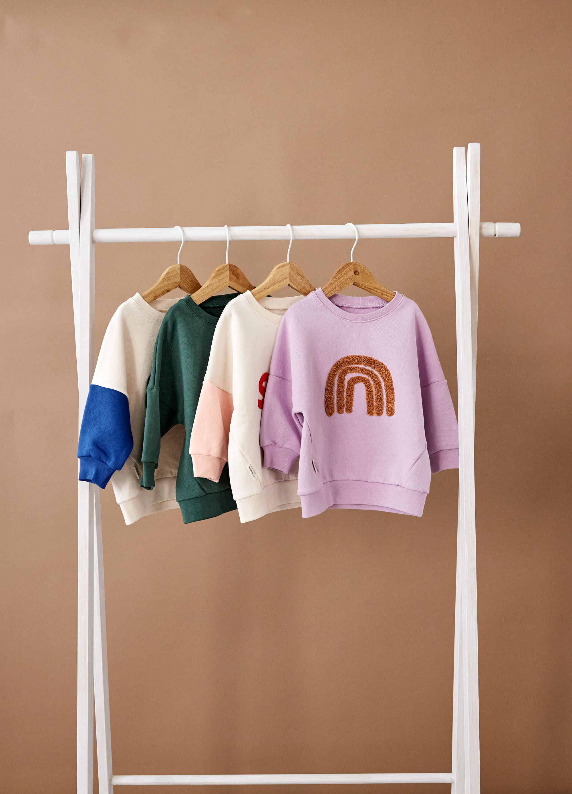 Lässig Kids Sweater GOTS Little Gang Rainbow lilac - 9