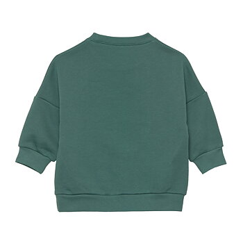 Lässig Kids Sweater GOTS Little Gang Smile ocea gree