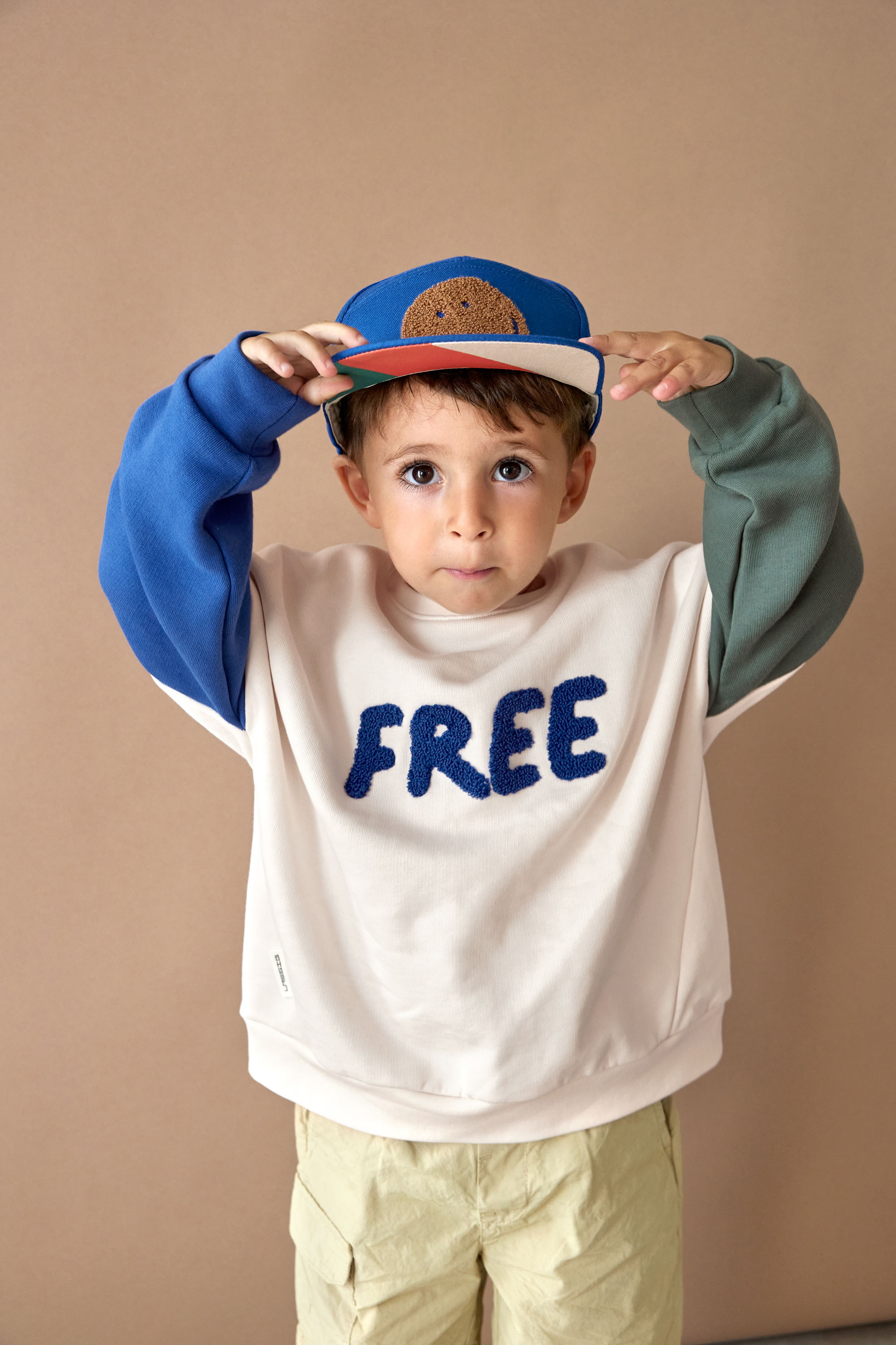 Lässig Kids Sweater GOTS Little Gang Free milky - 5