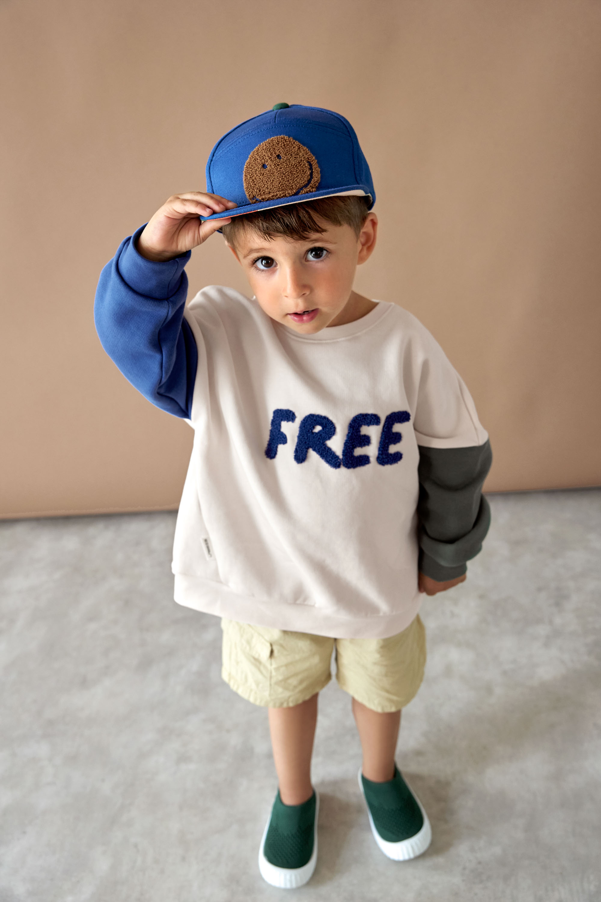 Lässig Kids Sweater GOTS Little Gang Free milky - 6