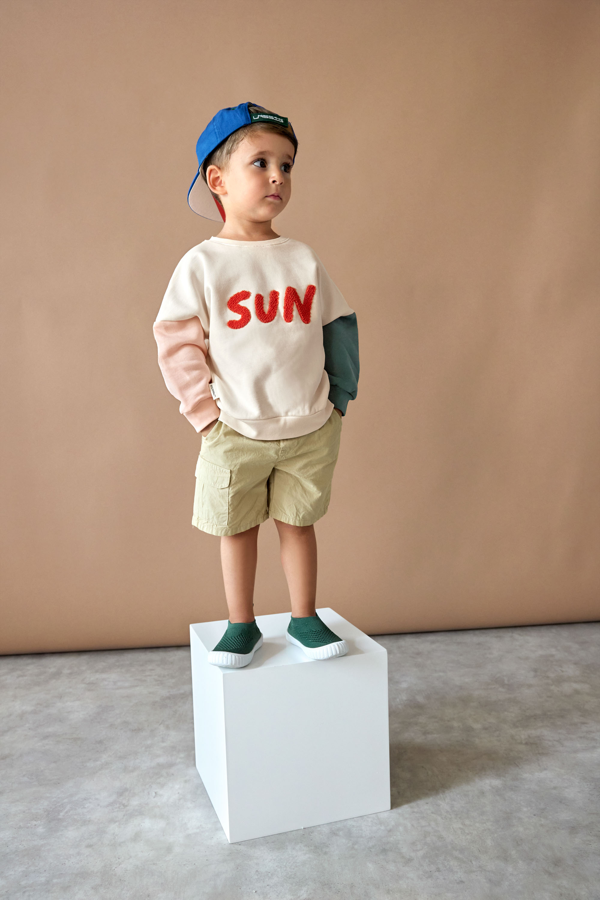 Lässig Kids Sweater GOTS Little Gang Sun milky - 9