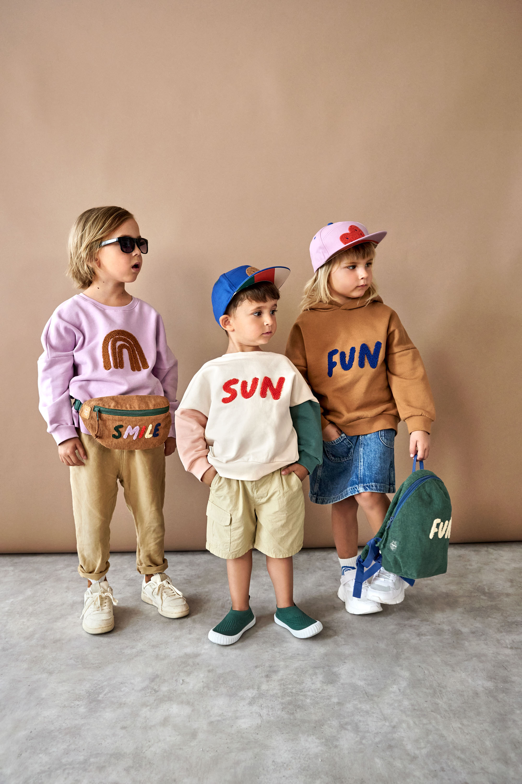 Lässig Kids Sweater GOTS Little Gang Sun milky - 6