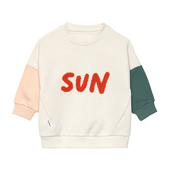 Lässig Kids Sweater GOTS Little Gang Sun milky
