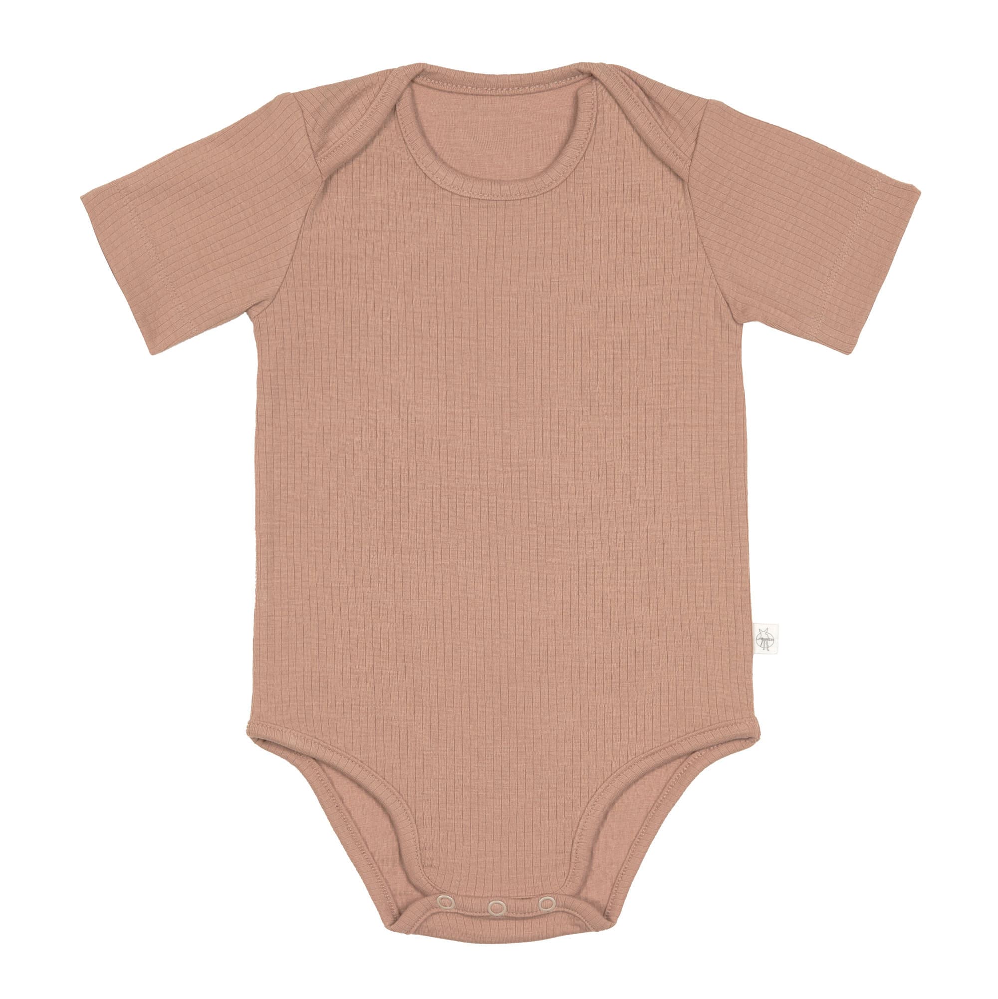 Lässig Short Sleeve Body Lyocell Rib light brown