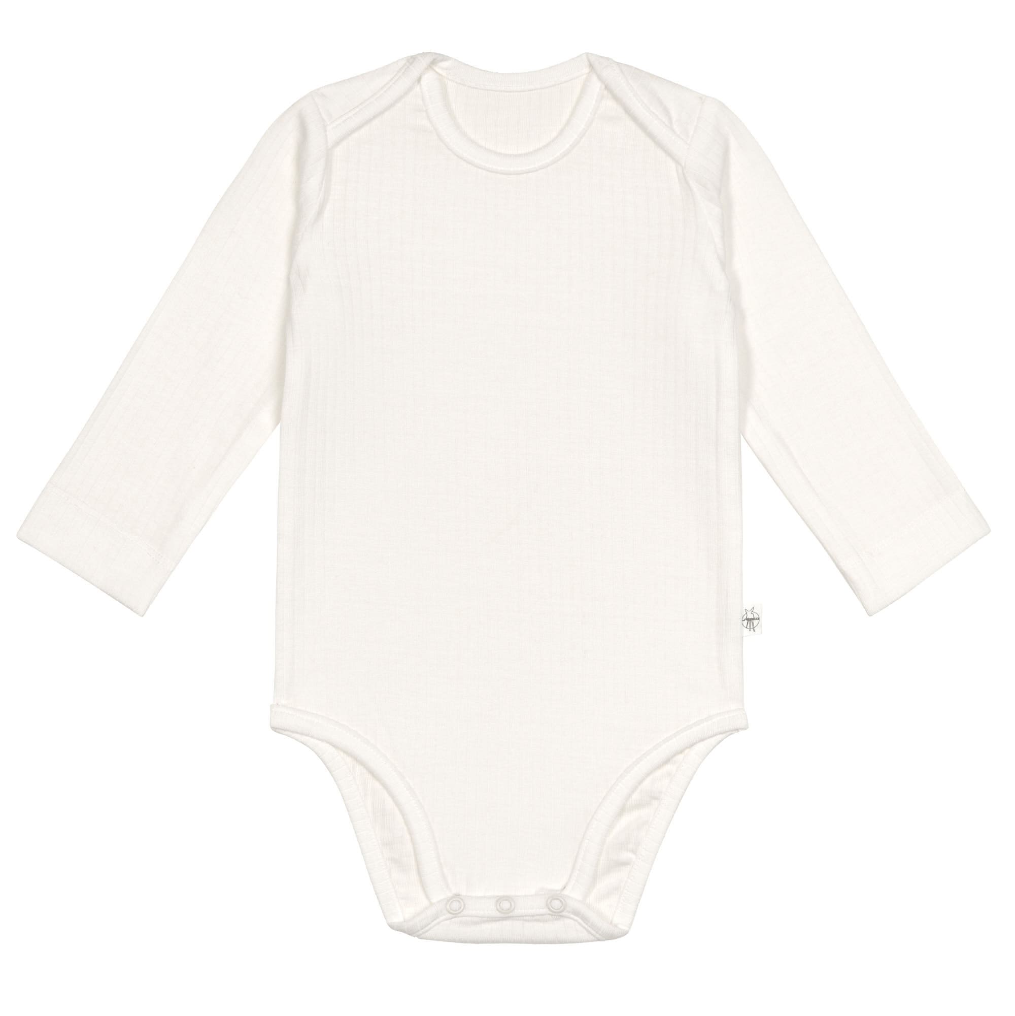 Lässig Long Sleeve Body Lyocell Ribbed milky