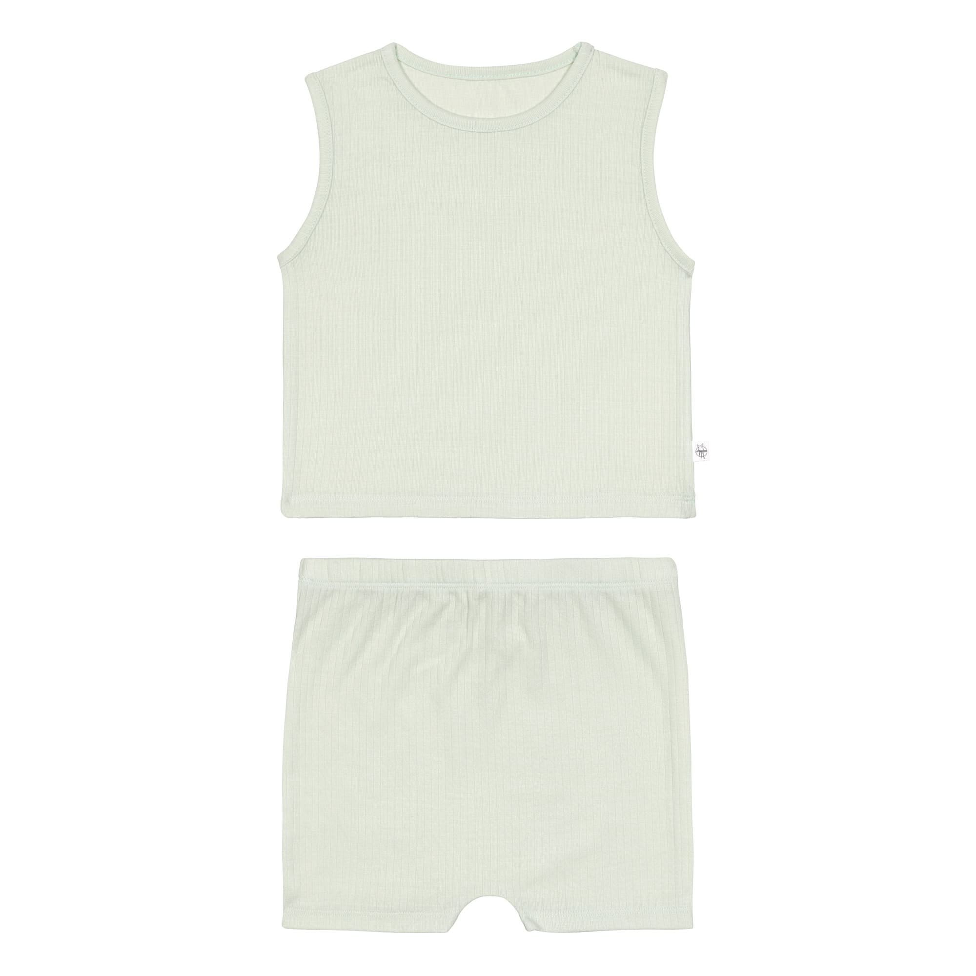 Lässig Sleeveless Set Lyocell Ribbed mint