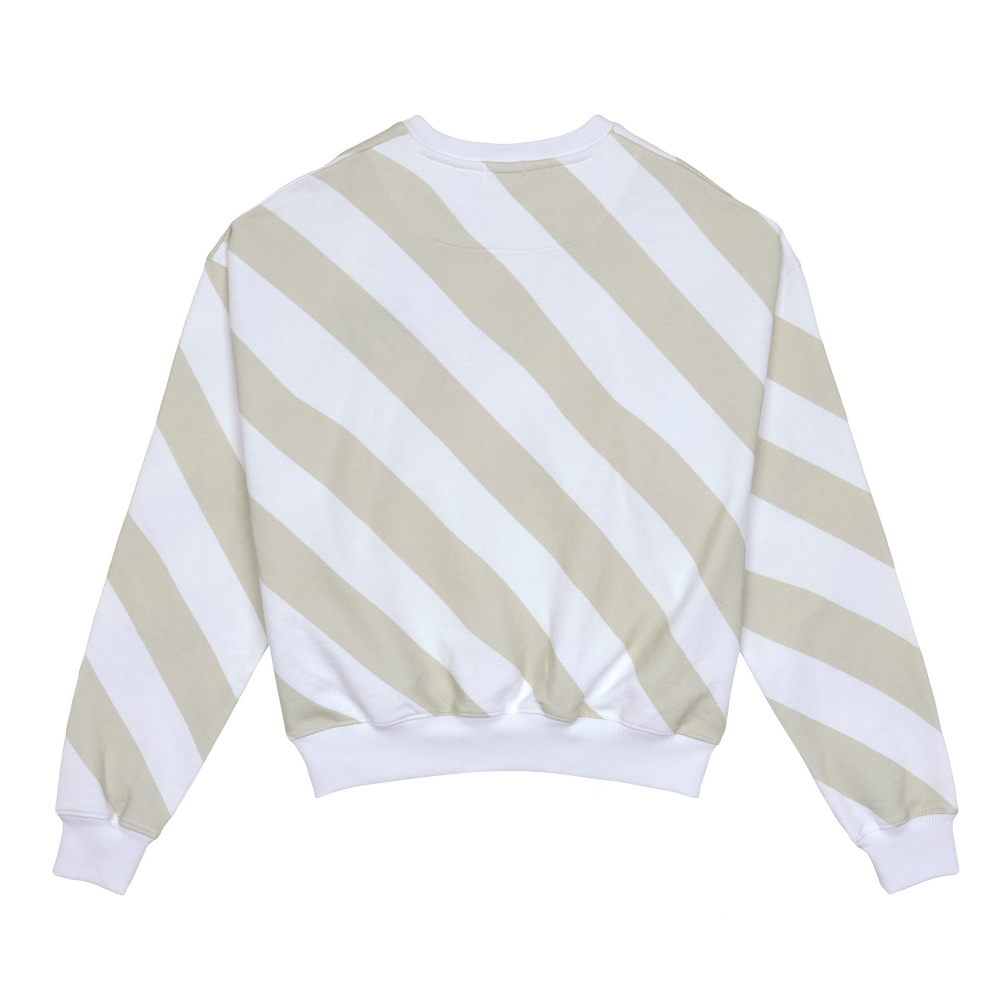 Lässig Sweatshirt unisex GOTS Happy milky/li khaki XL - 3