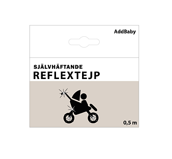 Reflextejp 0,5m Silver