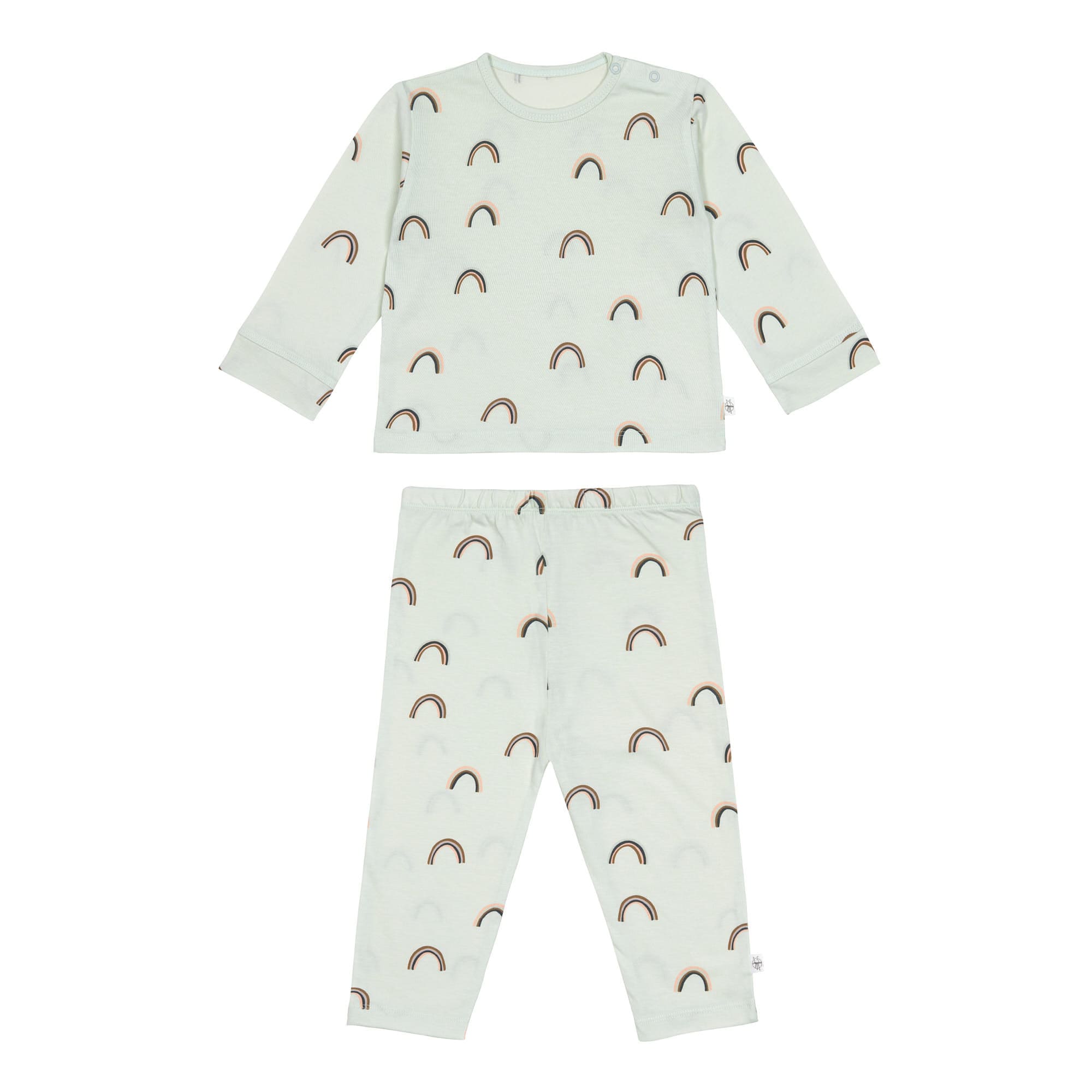 Lässig Long Sleeve Set GOTS Rainbow mint