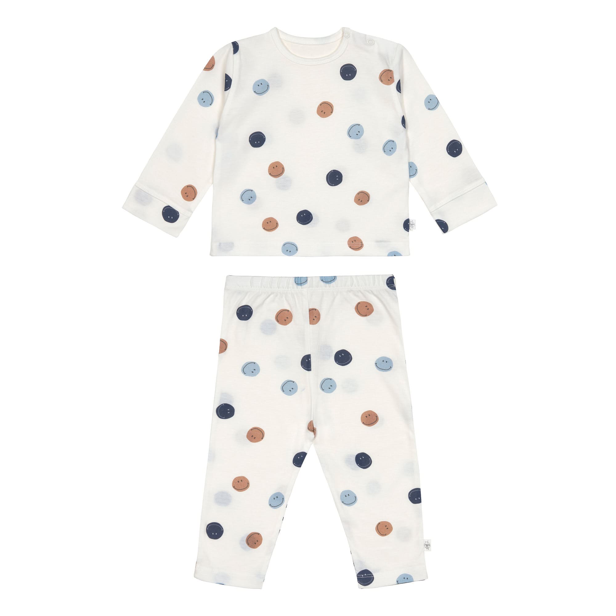 Lässig Long Sleeve Set GOTS Smile milky