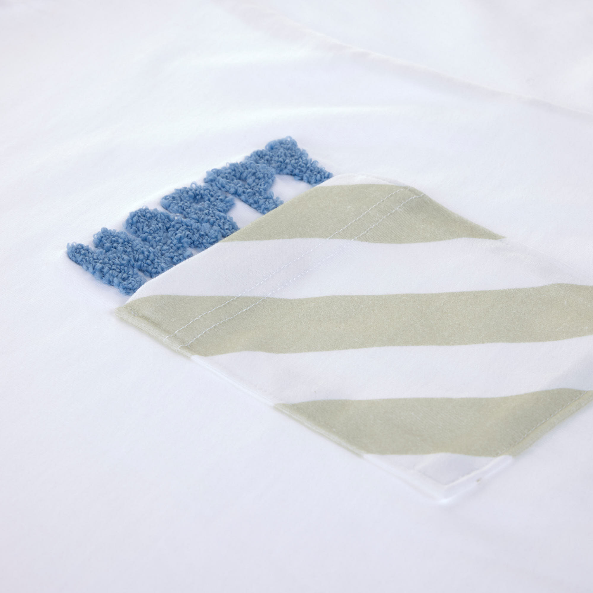 Lässig T-Shirt unisex GOTS Happy milky XL - 3