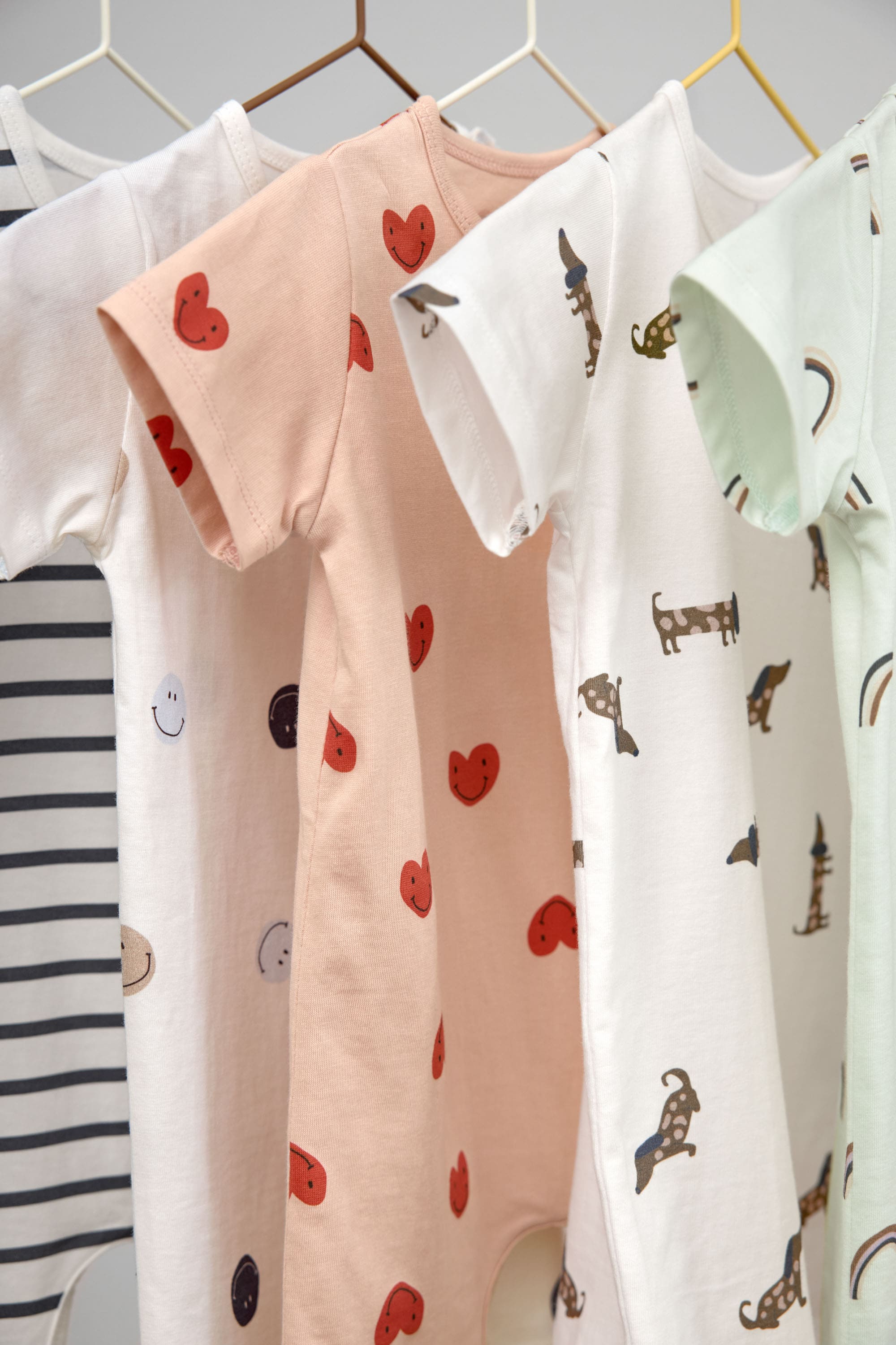 Lässig Playsuit GOTS Dog milky - 2