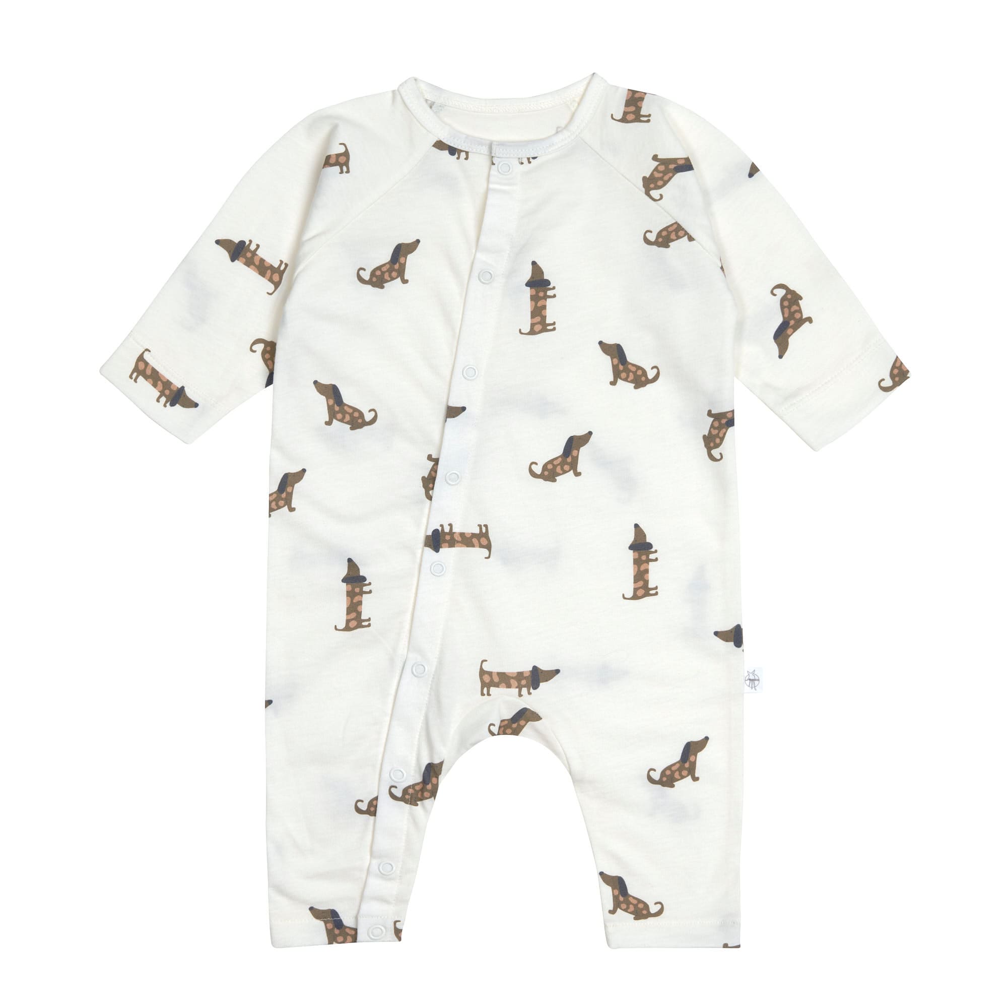 Lässig Romper GOTS Dog milky