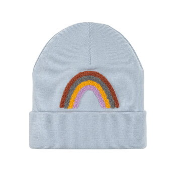 Lässig Merino Beanie Little Gang Rainbow light blue