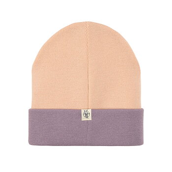 Lässig Merino Beanie Little Gang Happy li rose/lila