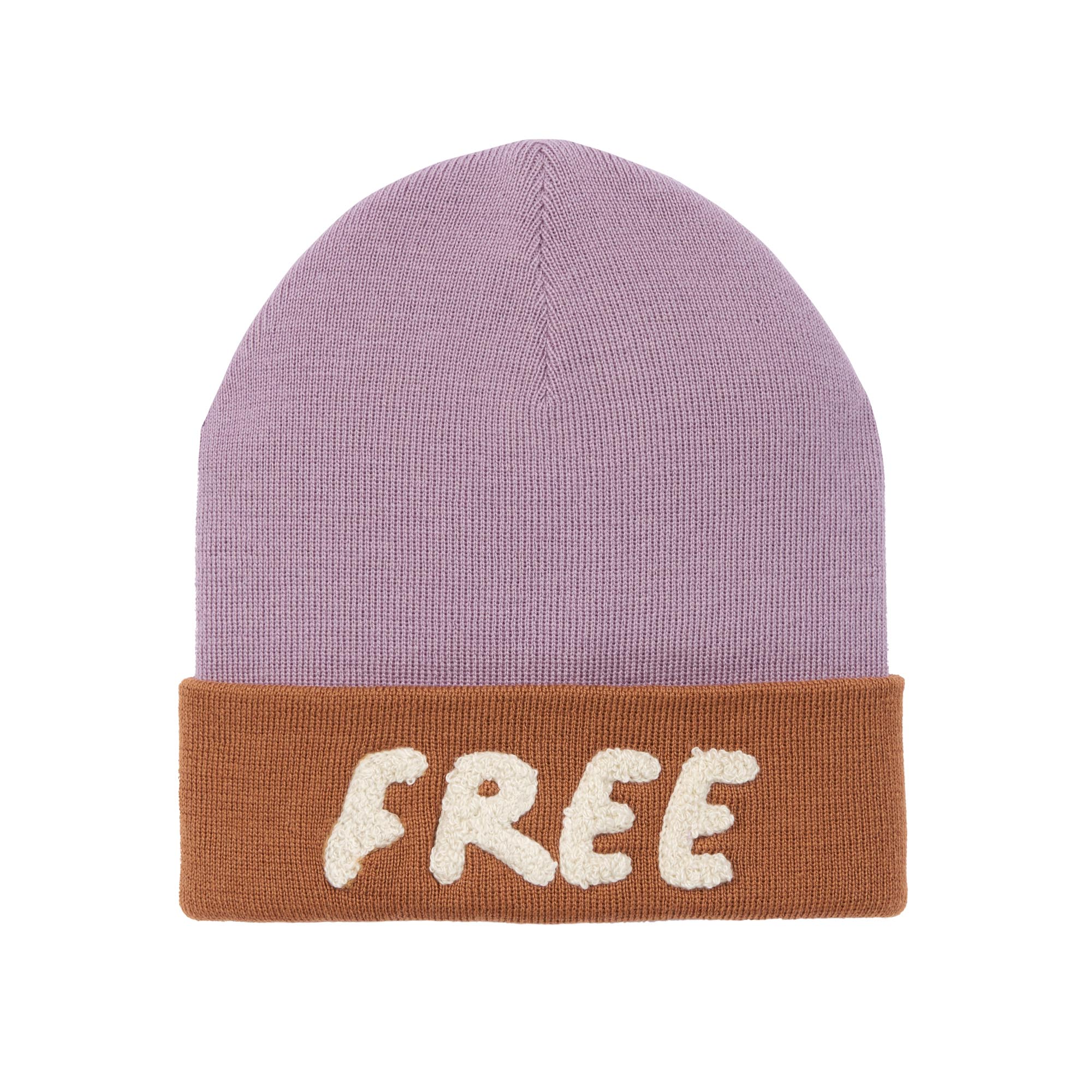 Lässig Merino Beanie Little Gang Free caramel/lilac