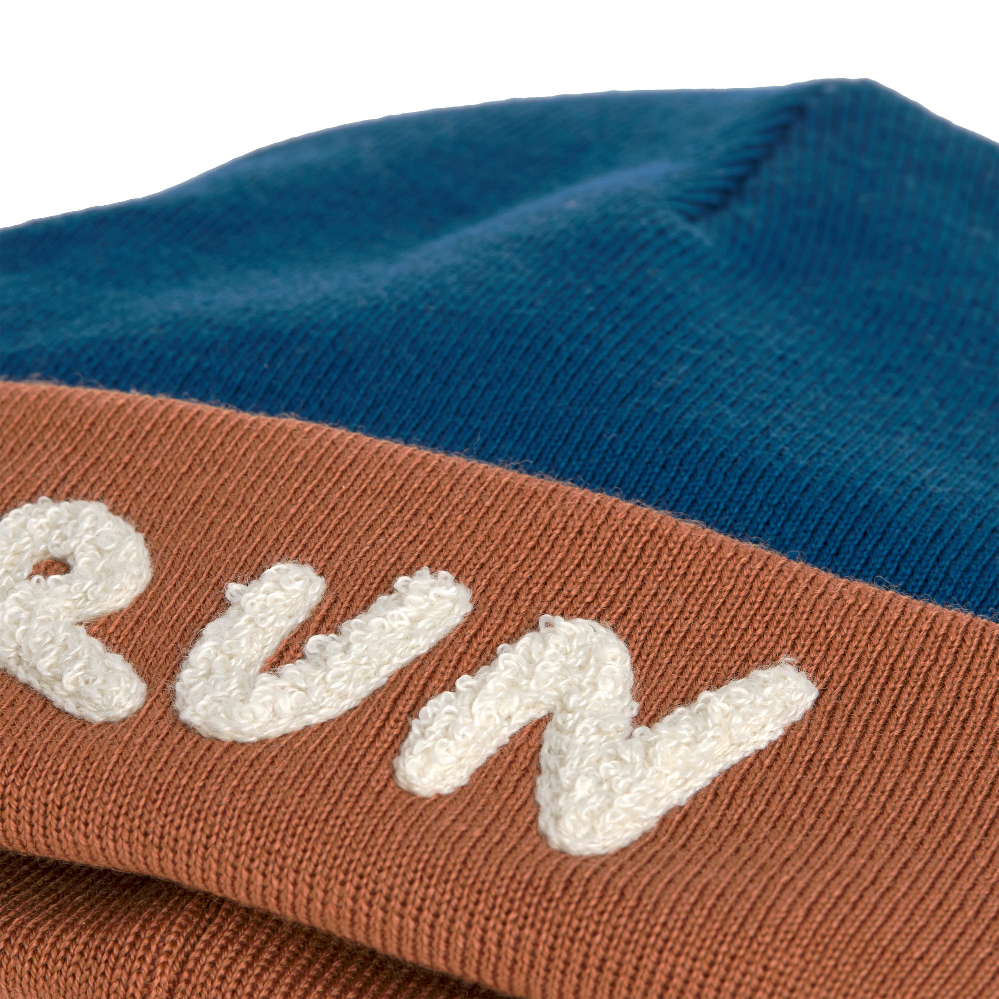 Lässig Merino Beanie Little Gang Run brown/blue - 3