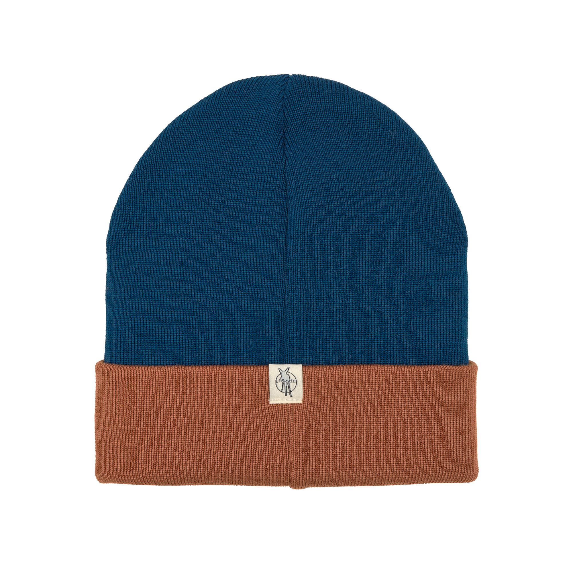 Lässig Merino Beanie Little Gang Run brown/blue - 2