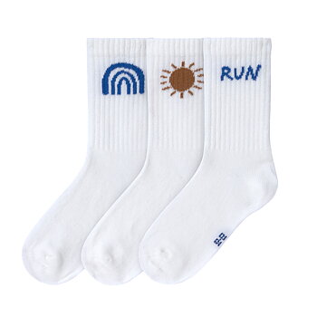 Lässig Tennis Socks 3 pcs GOTS Little Gang Run