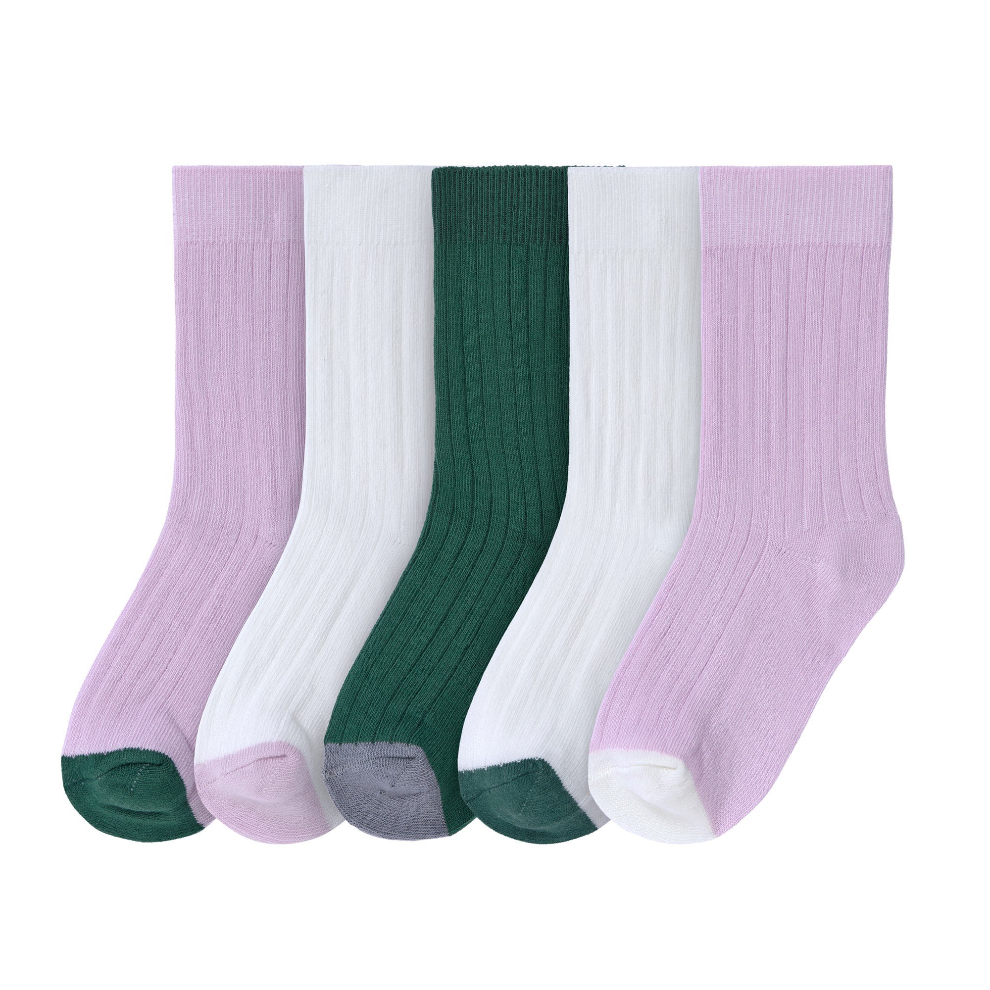 Lässig Ribbed Socks 5 GOTS Little Gang lila/mil/gre - 3