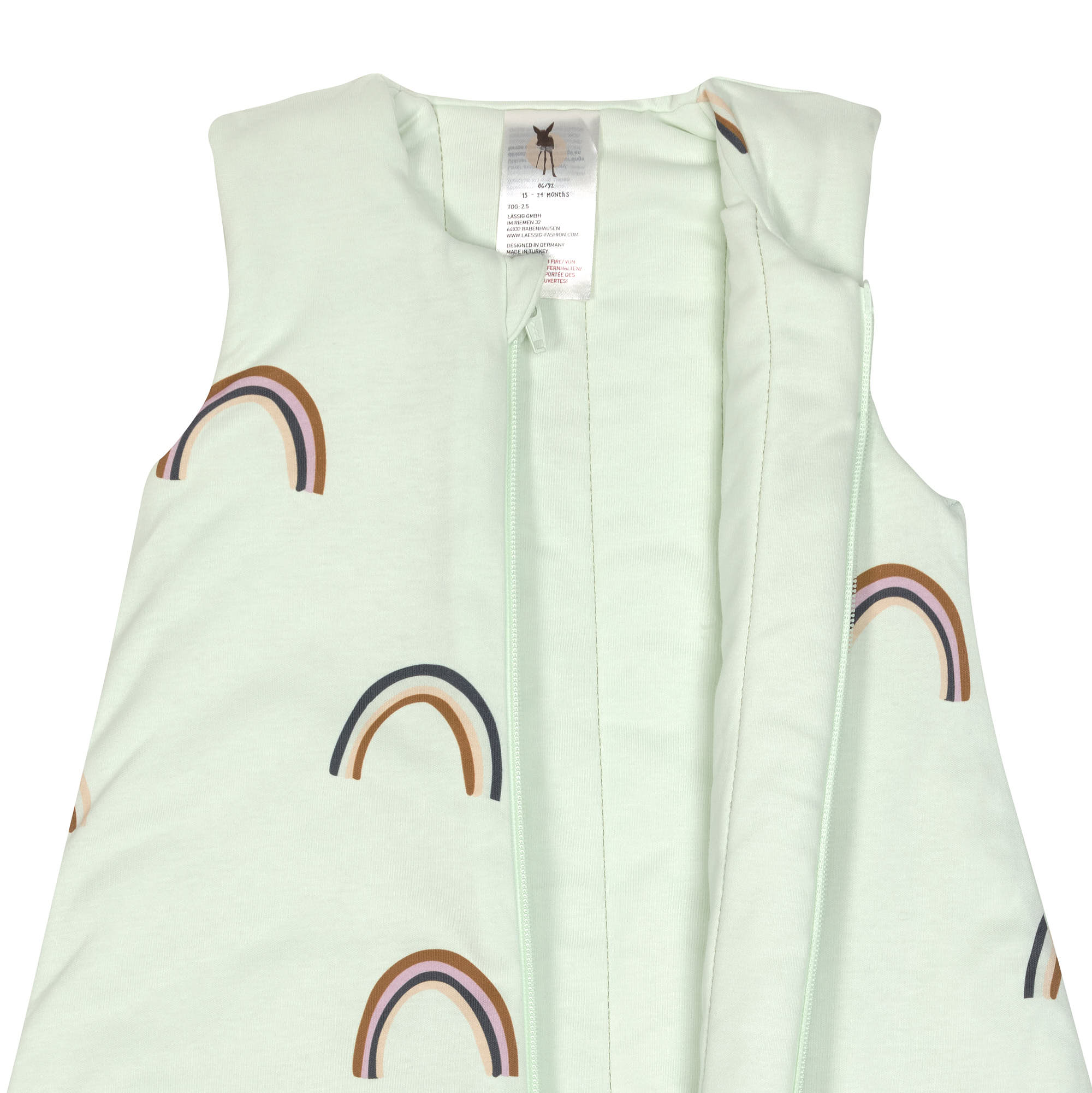 Lässig Sleeping Bag Interlock Rainbow mint - 2